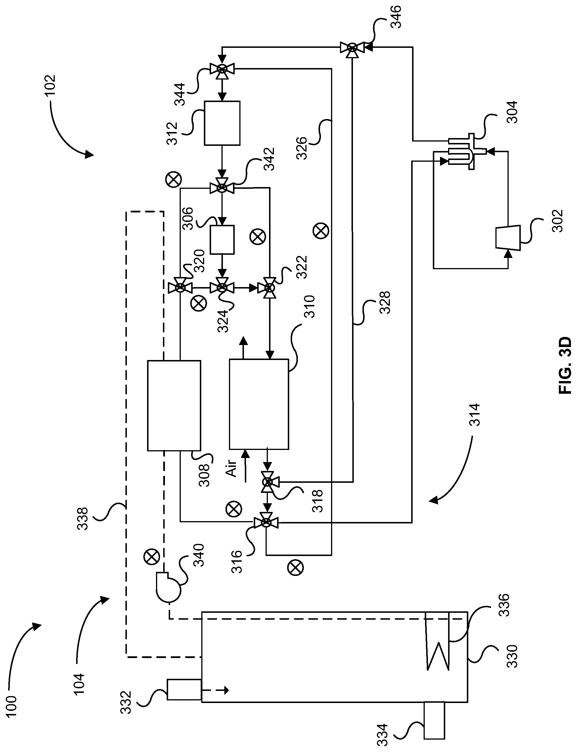 Patent US11781760 Figure 7 – Integrated space conditioning and water heating systems and methods thereto