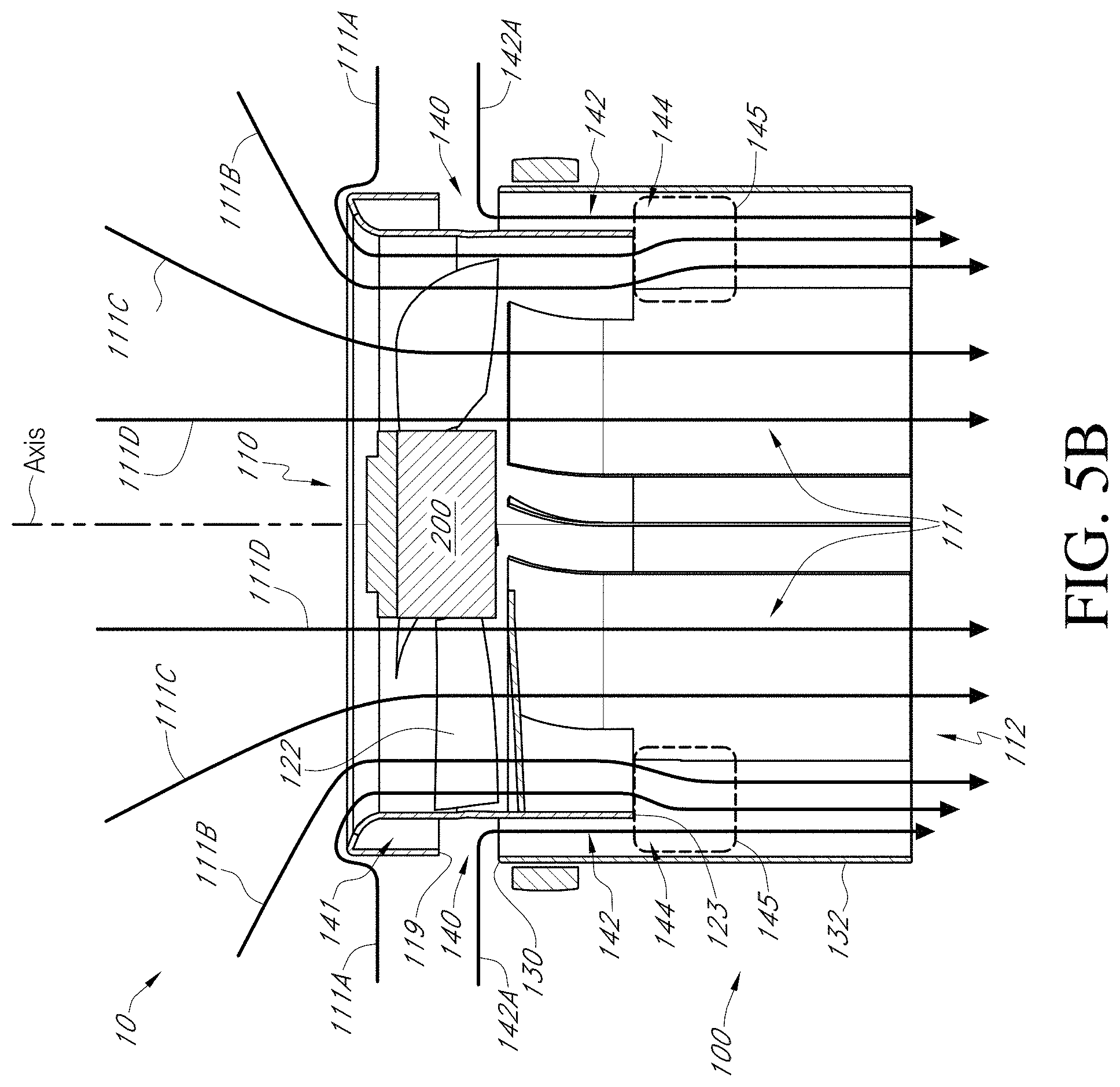 Patent US11781761 Figure 6 – Air moving device with bypass intake