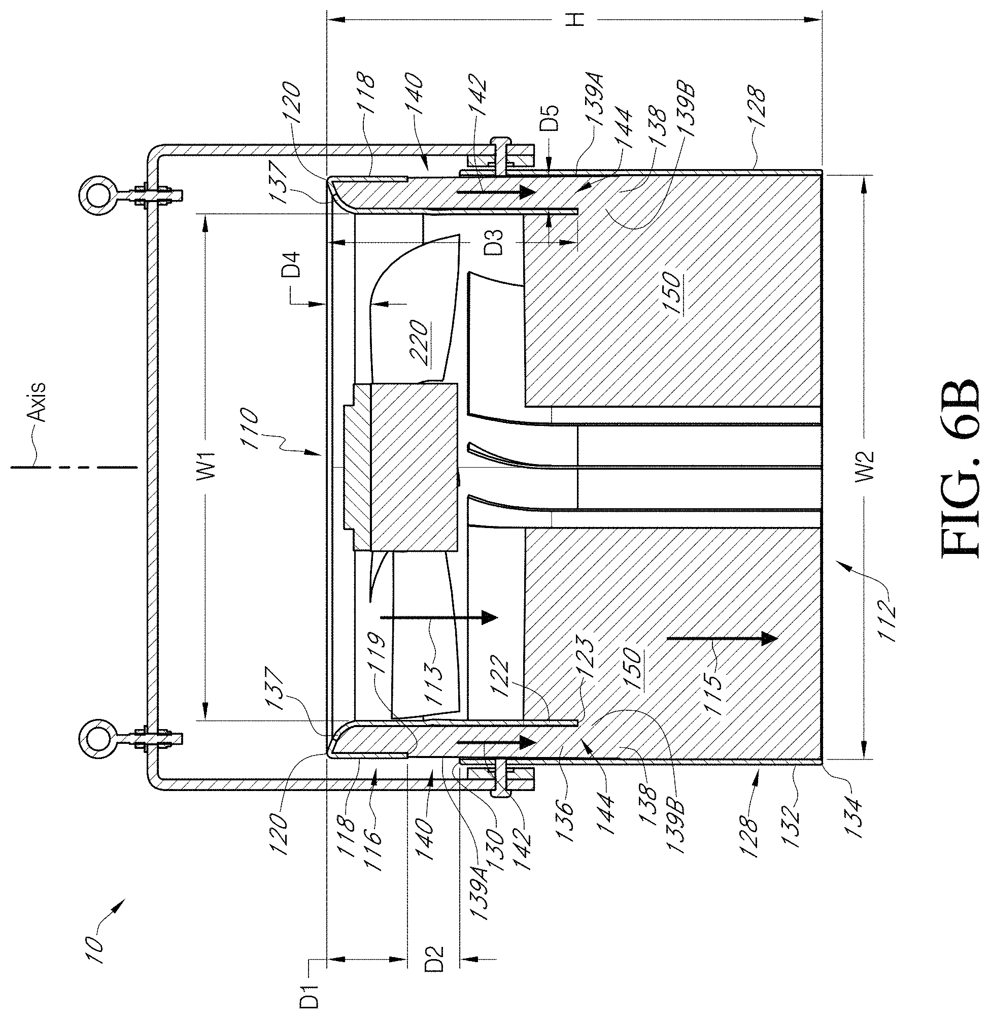 Patent US11781761 Figure 8 – Air moving device with bypass intake