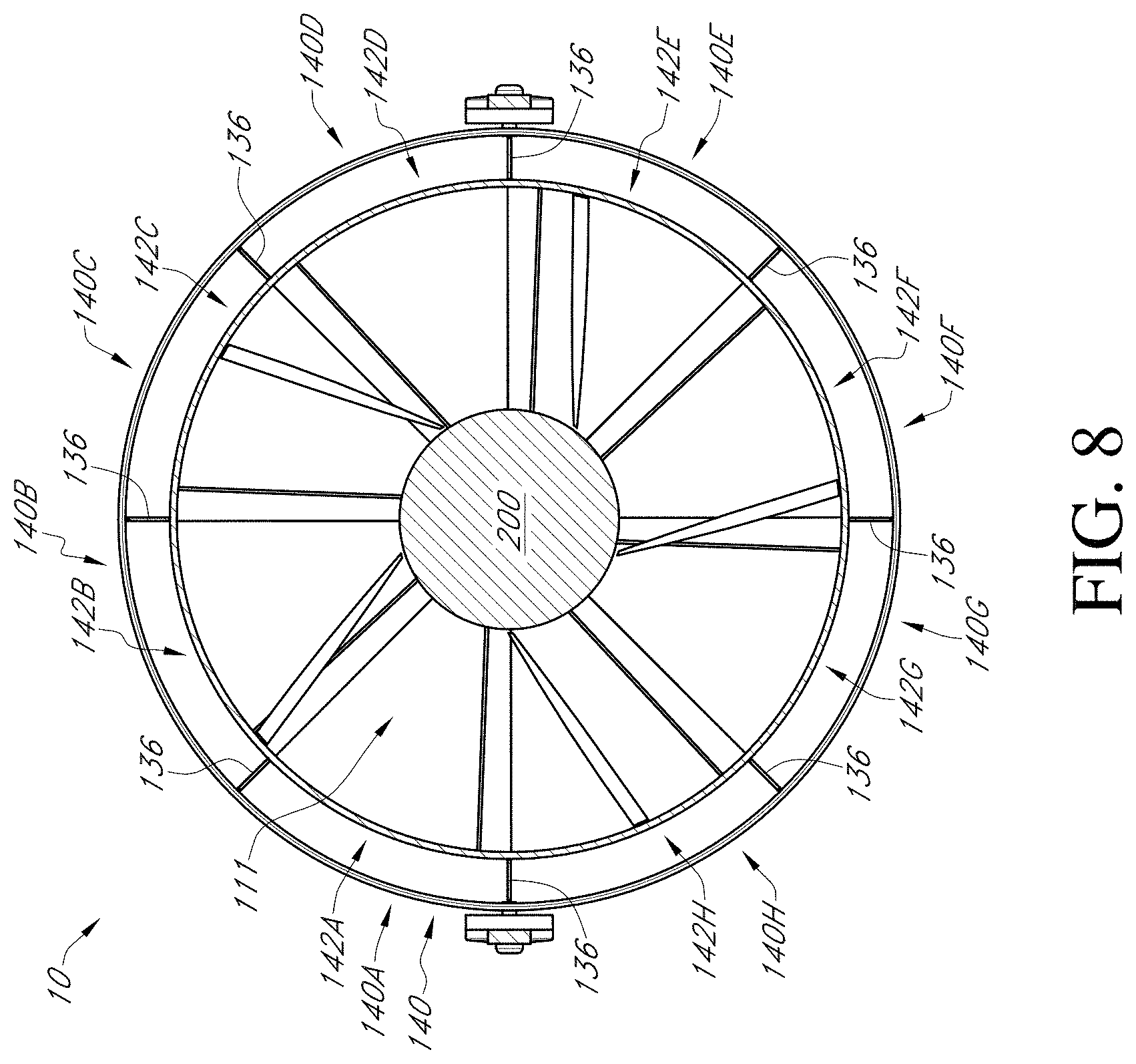 Patent US11781761 Figure 10 – Air moving device with bypass intake