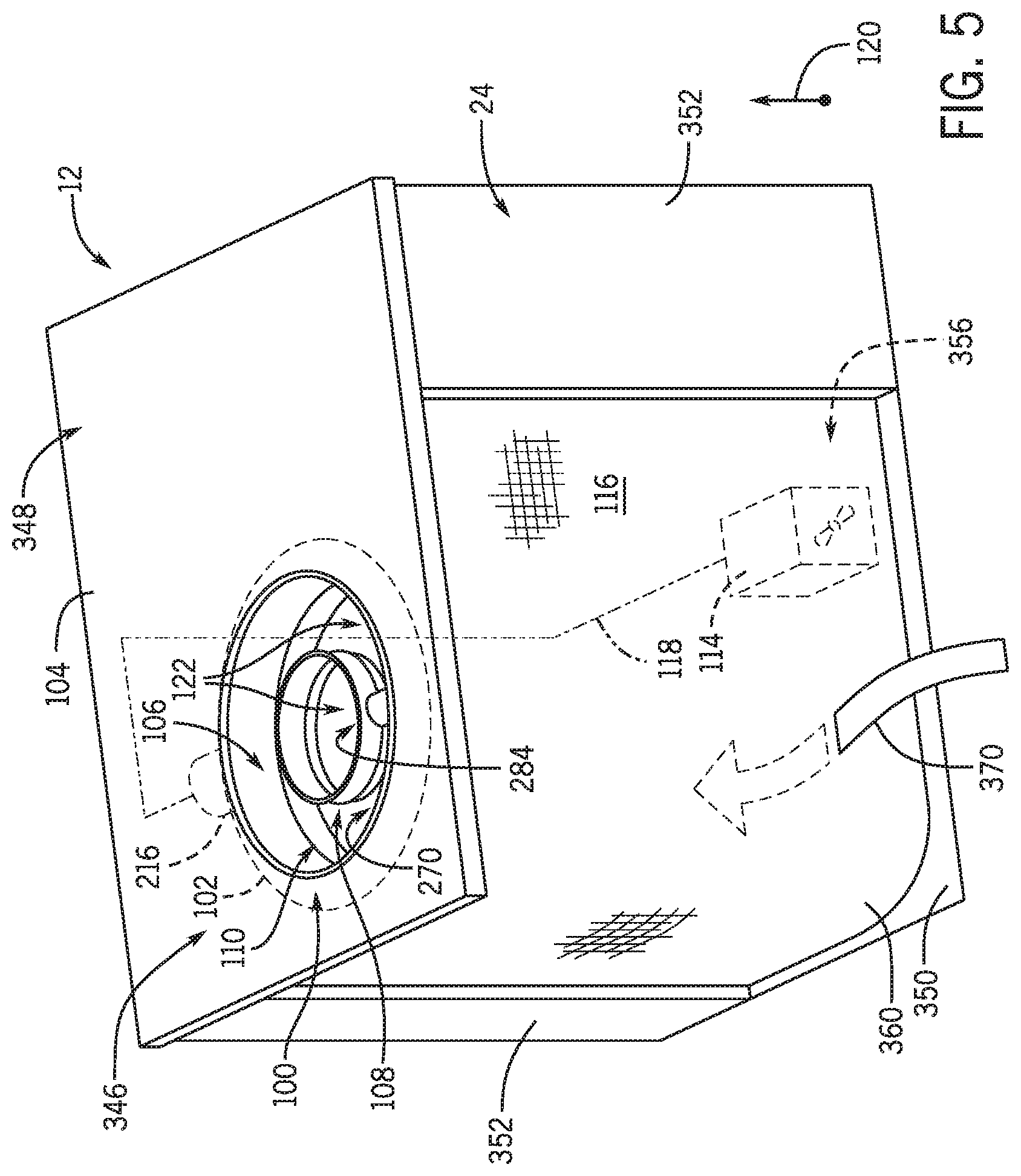 Patent US11781763 Figure 5 – Air flow amplifier for HVAC system