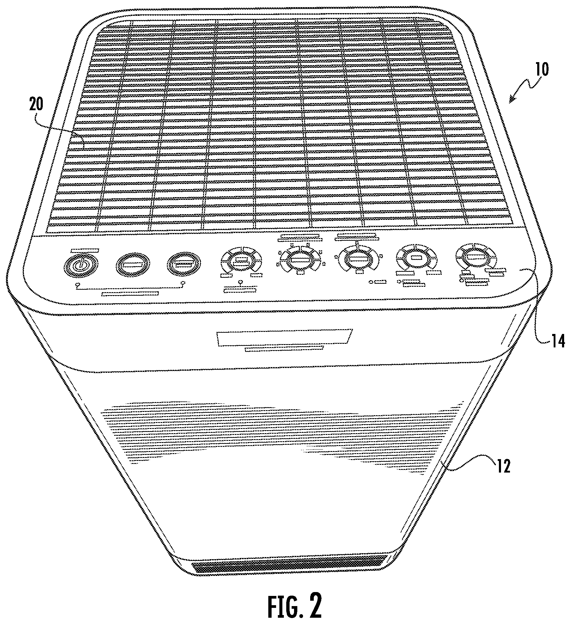 Patent US11781764 Figure 2 – Air purifying system