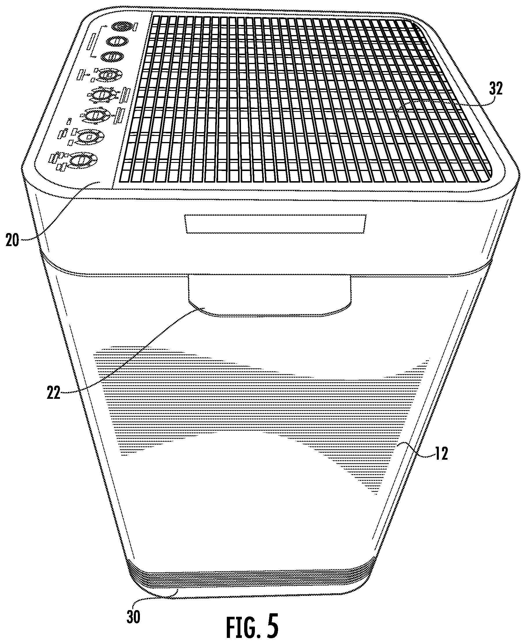 Patent US11781764 Figure 5 – Air purifying system