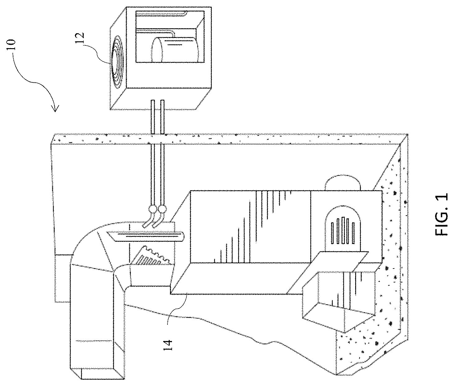 Patent US11781767 Figure 1 – Apparatuses, systems, and methods for gas leak detection
