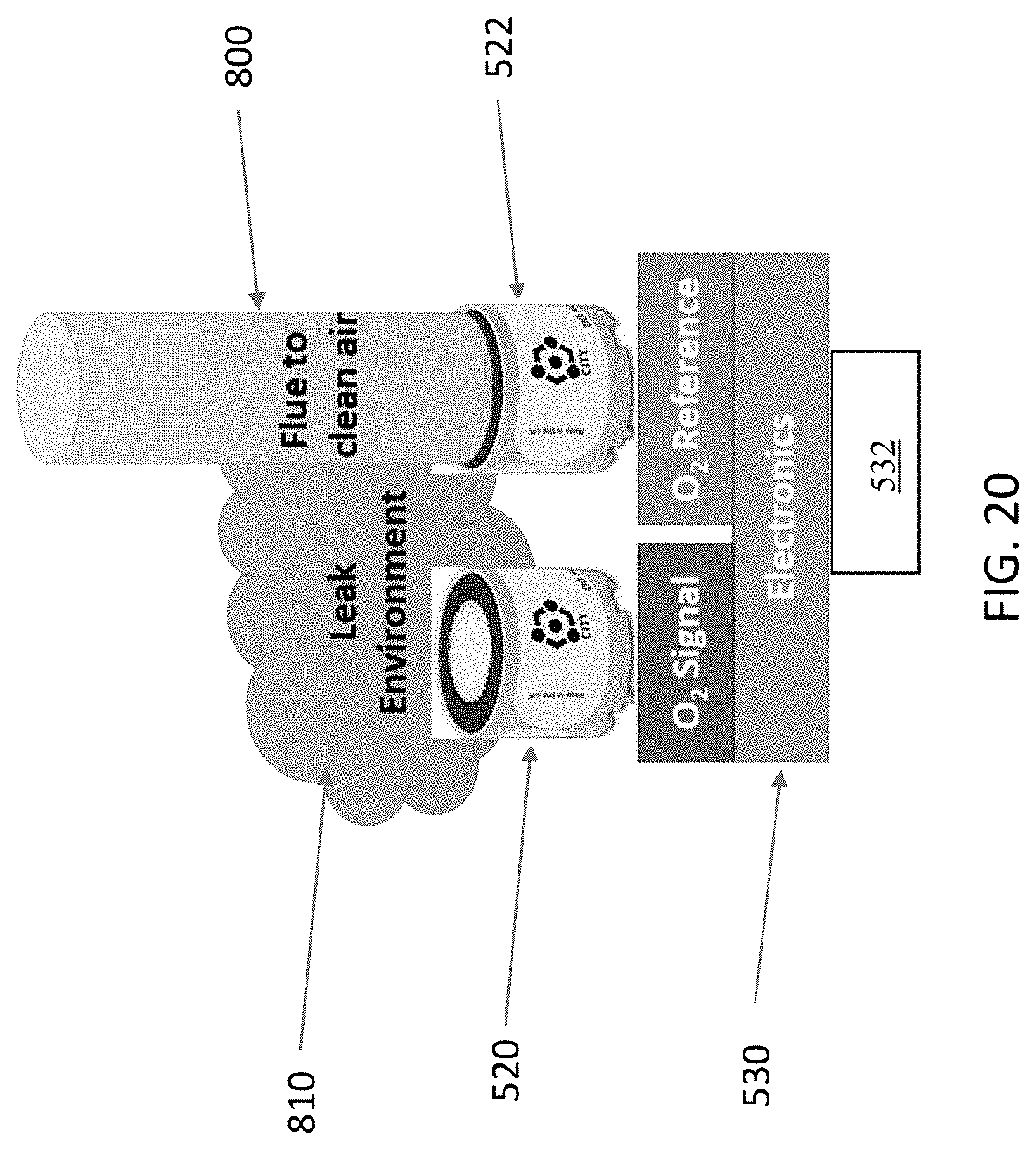 Patent US11781767 Figure 20 – Apparatuses, systems, and methods for gas leak detection