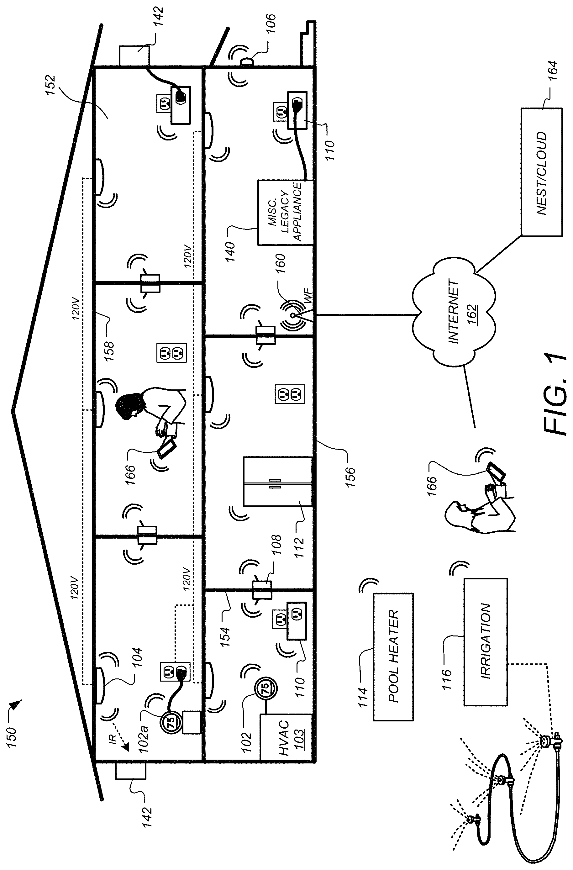 Patent US11781770 Figure 1 – User interfaces for schedule display and modification on smartphone or other space-limited touchscreen device