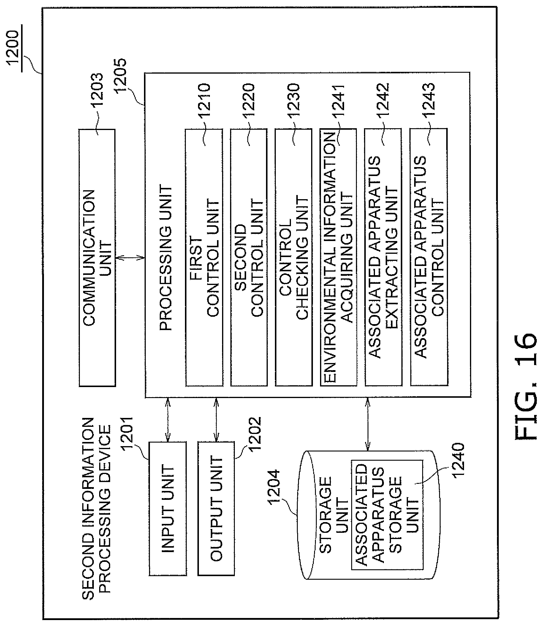 Patent US11781771 Figure 16 – Operating system, information processing device, control system, and infrared output device