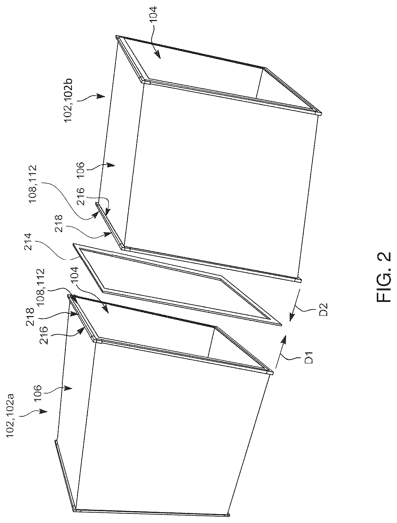Patent US11781777 Figure 2 – Ducting system for HVAC application