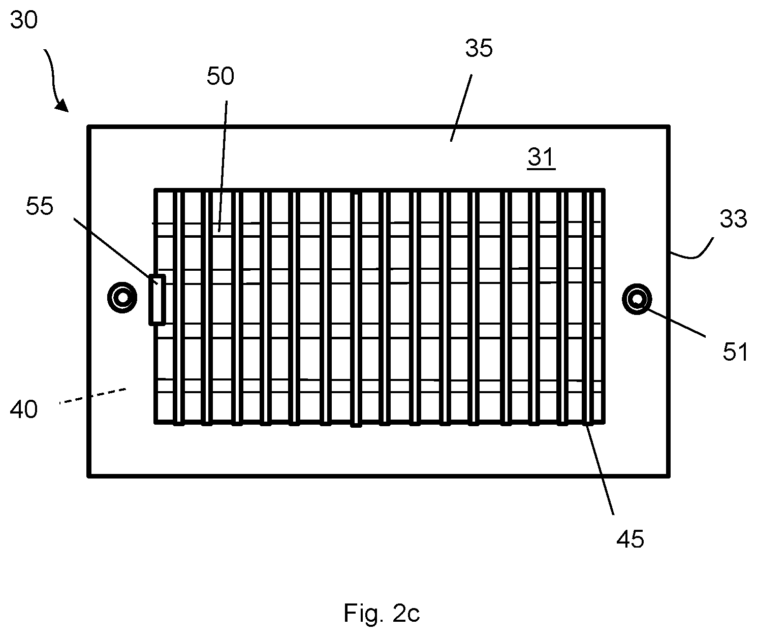 Patent US11781778 Figure 3 – Air vent register with improved thermal resistance