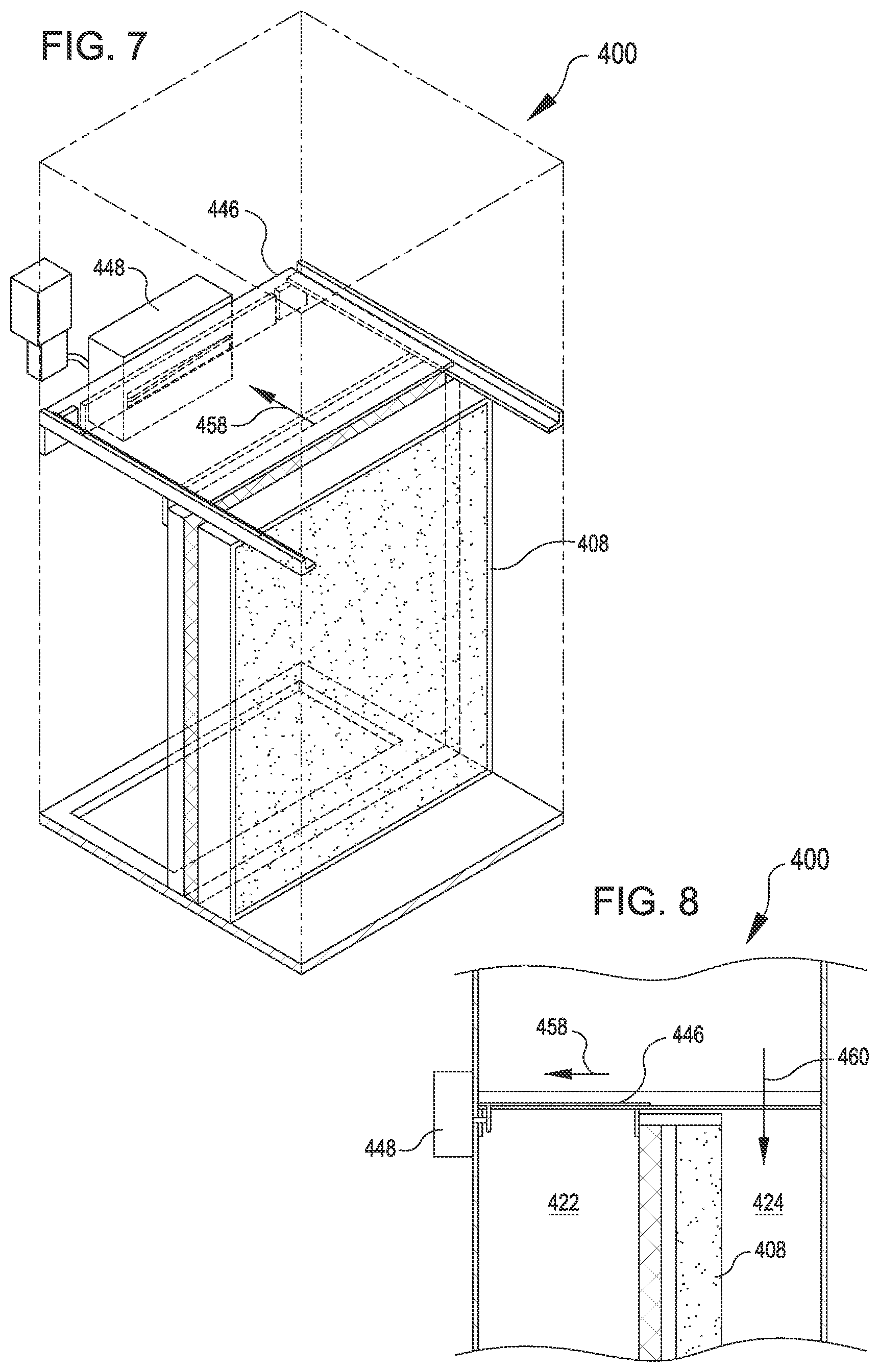 Patent US11781780 Figure 6 – Moveable airflow barrier for throughput control in cooling unit