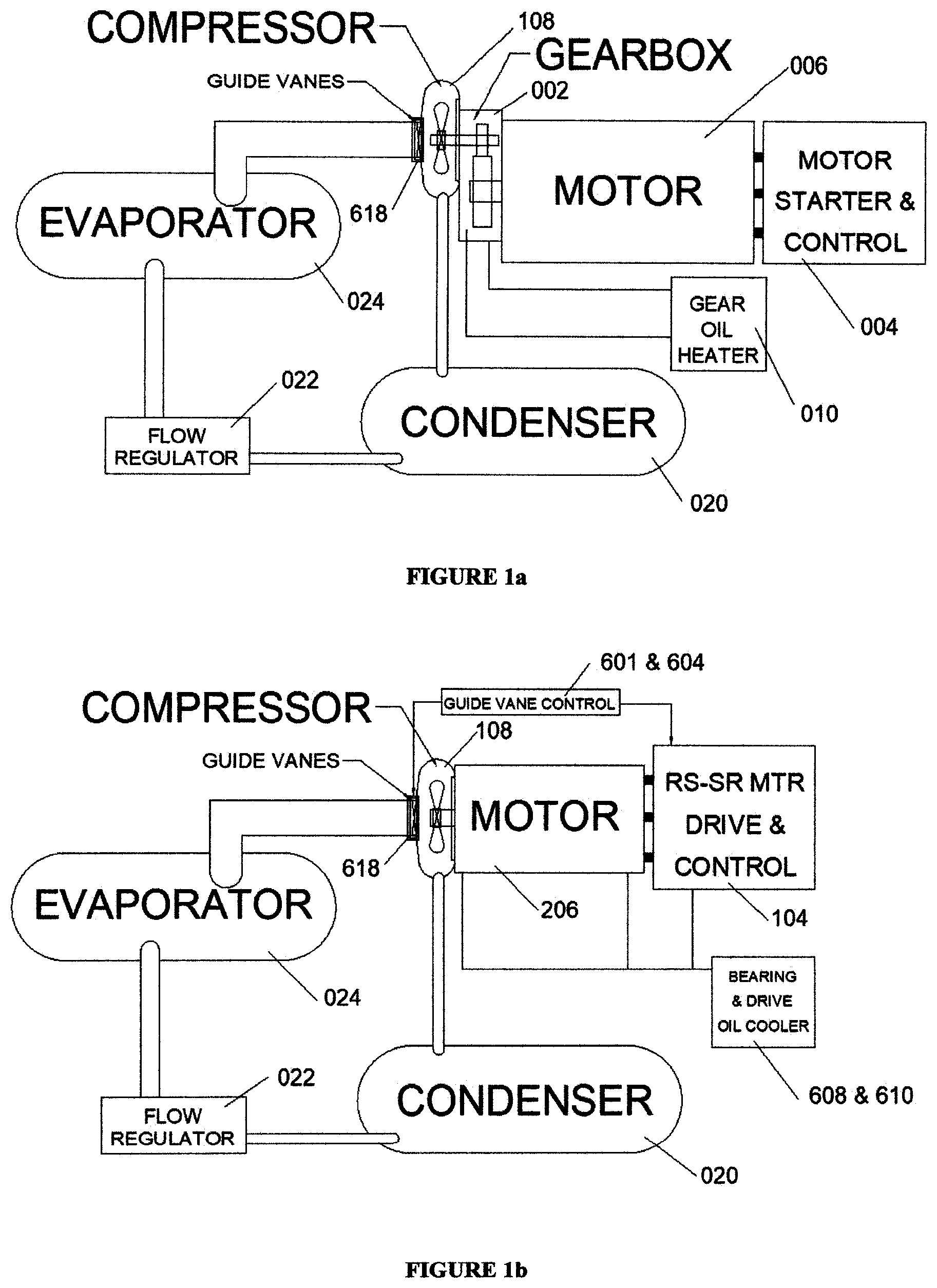 Patent US11781787 — Chiller system with direct-drive switched reluctance motor — Figure 1
