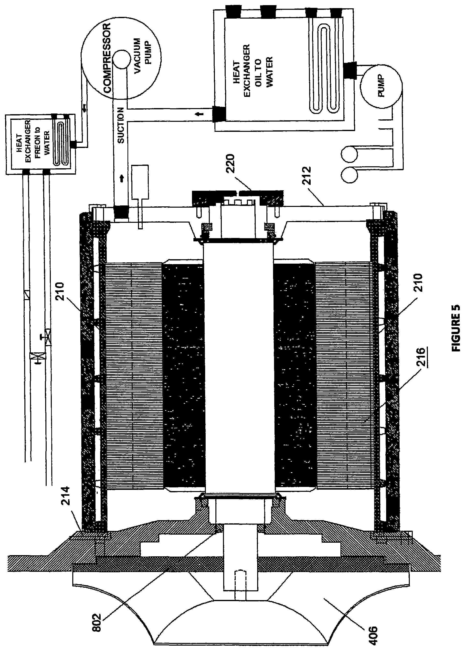 Patent US11781787 Figure 5 – Chiller system with direct-drive switched reluctance motor
