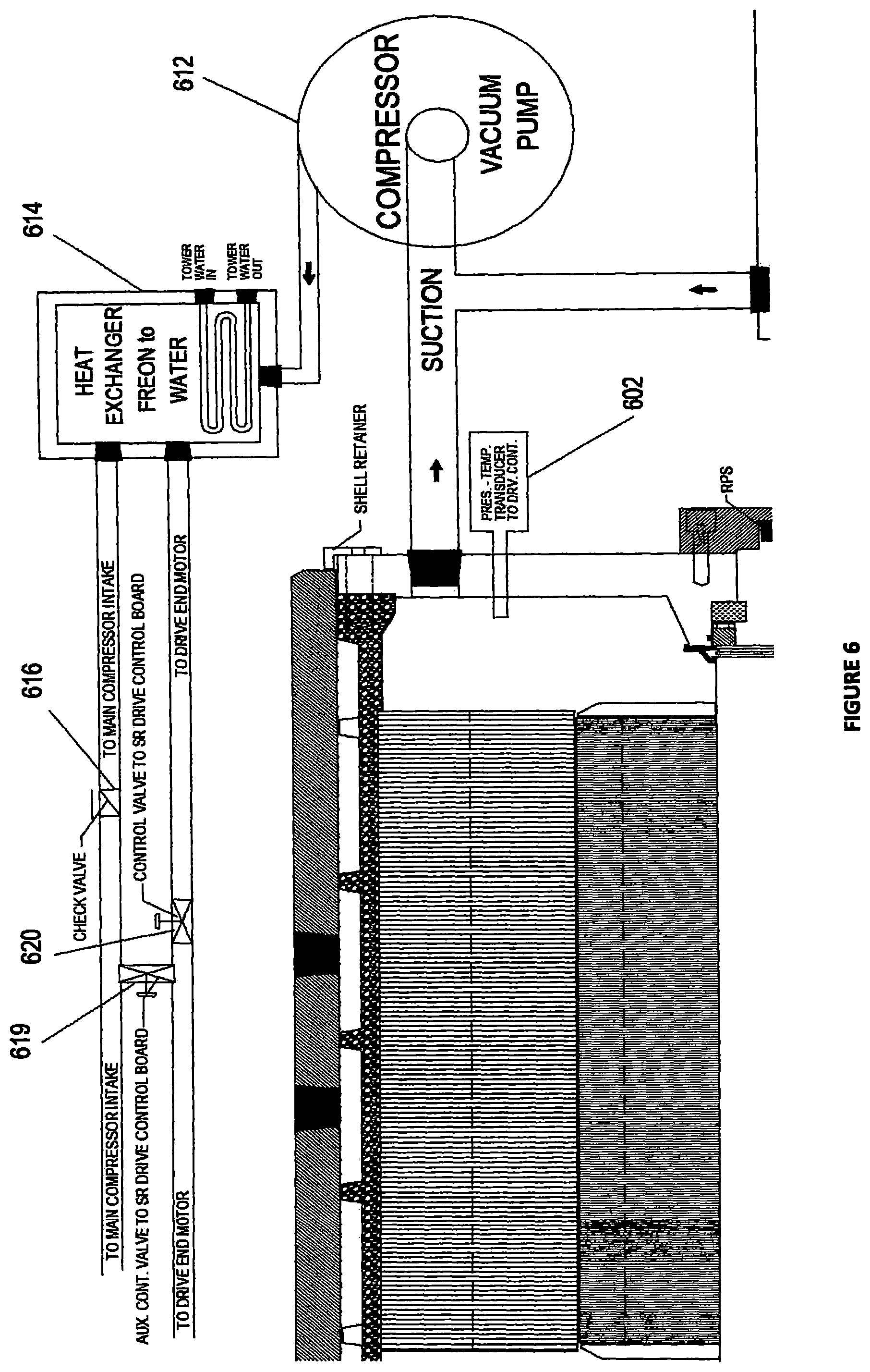 Patent US11781787 Figure 6 – Chiller system with direct-drive switched reluctance motor