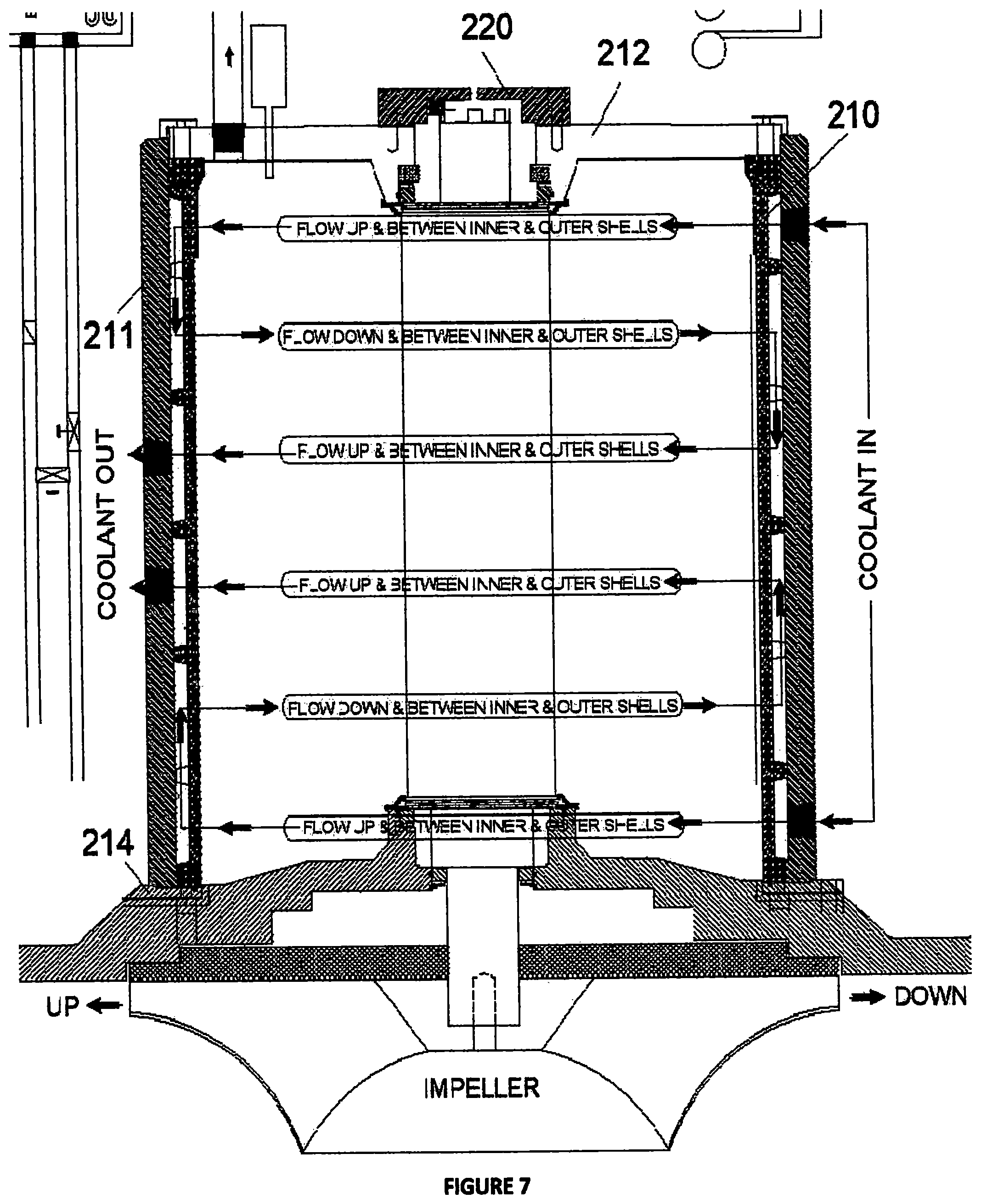 Patent US11781787 Figure 7 – Chiller system with direct-drive switched reluctance motor