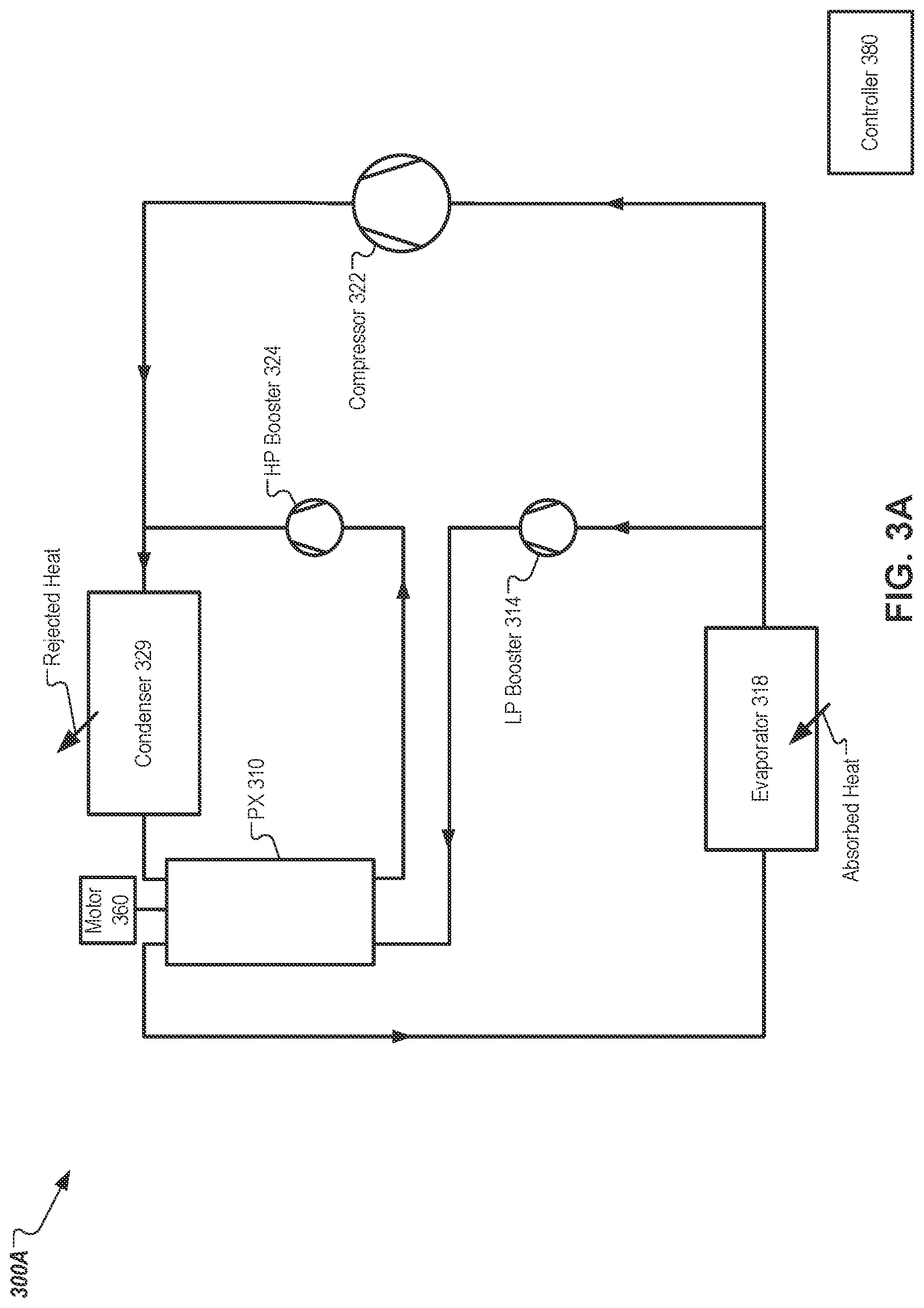 Patent US11781789 Figure 4 – Refrigeration and heat pump systems with pressure exchangers