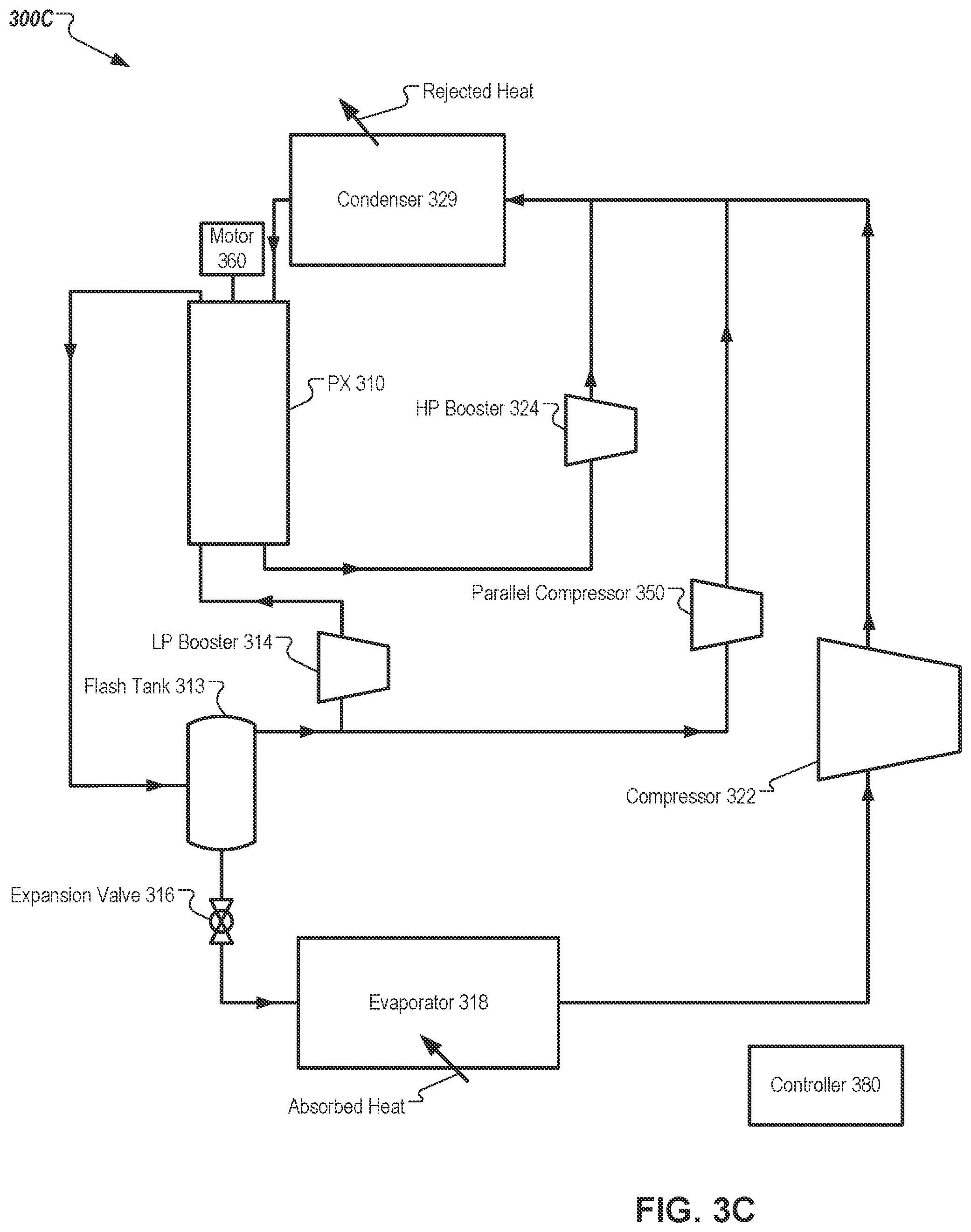 Patent US11781789 Figure 6 – Refrigeration and heat pump systems with pressure exchangers