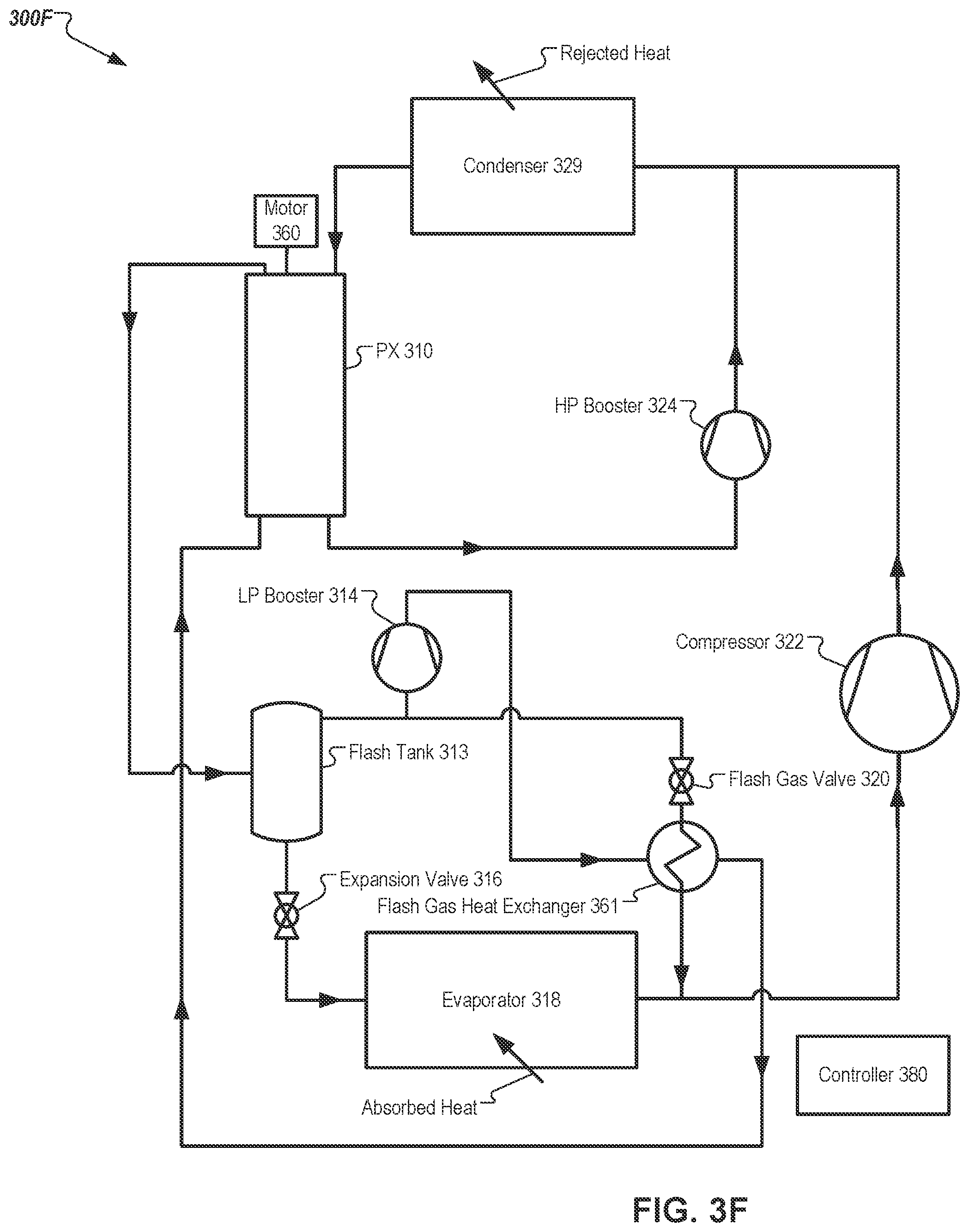 Patent US11781789 Figure 9 – Refrigeration and heat pump systems with pressure exchangers