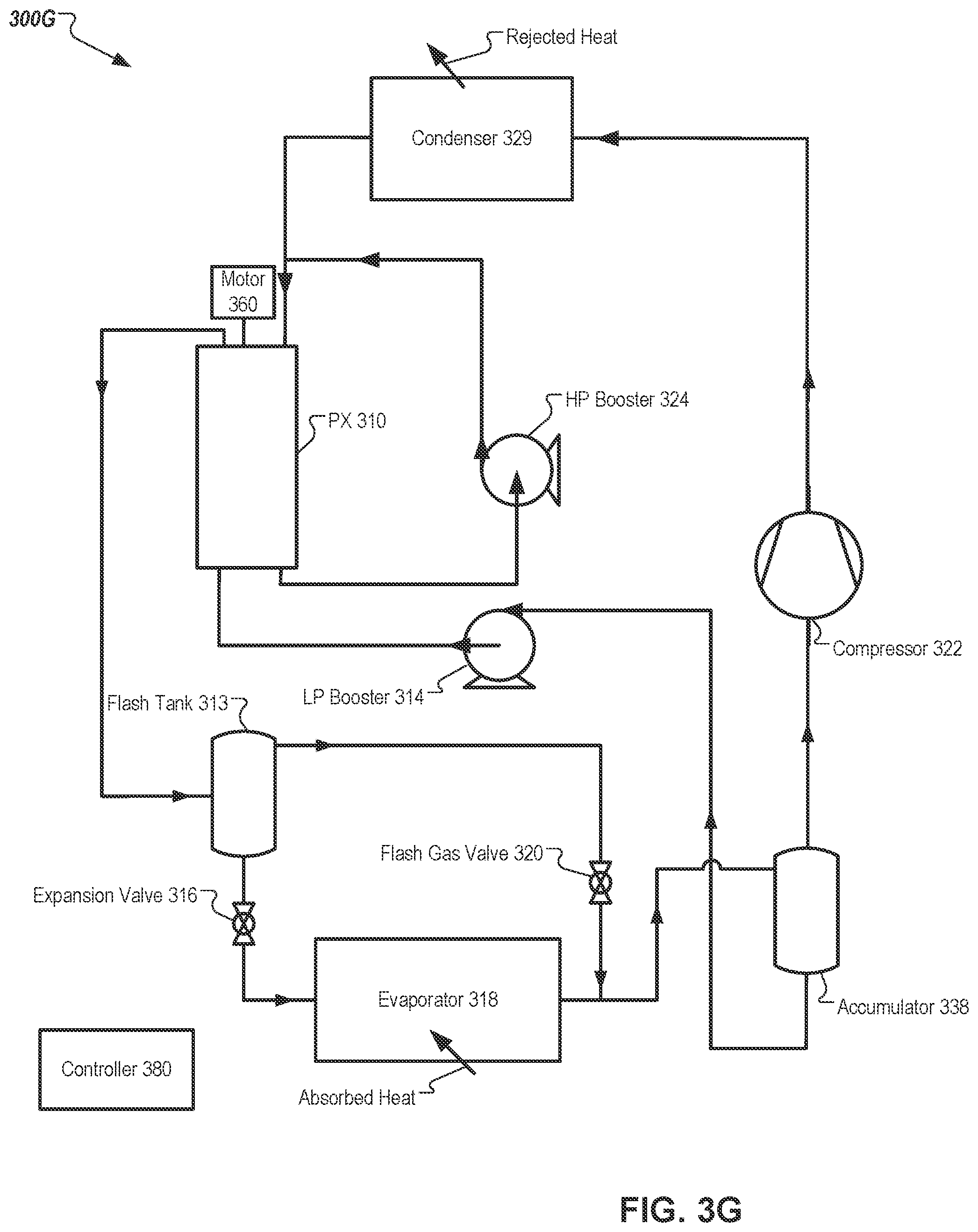 Patent US11781789 Figure 10 – Refrigeration and heat pump systems with pressure exchangers
