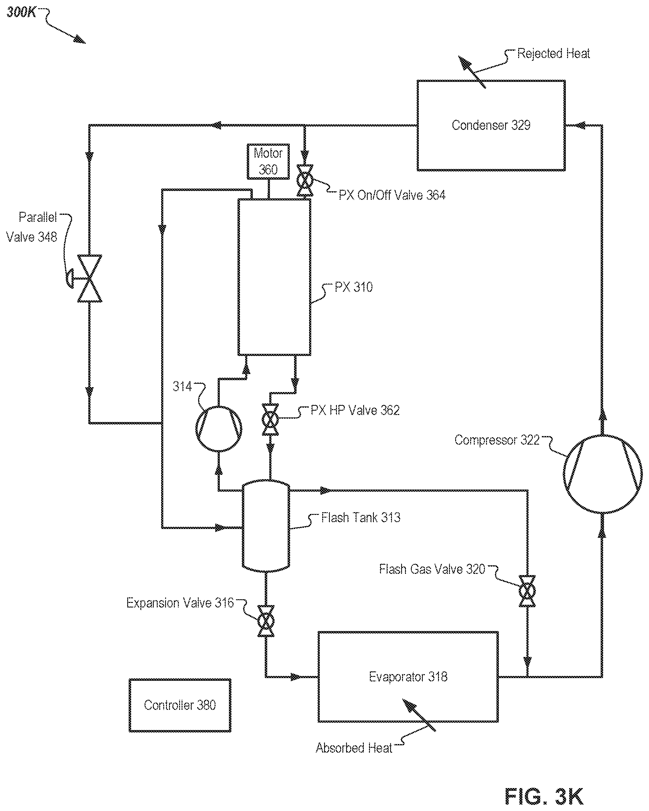 Patent US11781789 Figure 14 – Refrigeration and heat pump systems with pressure exchangers