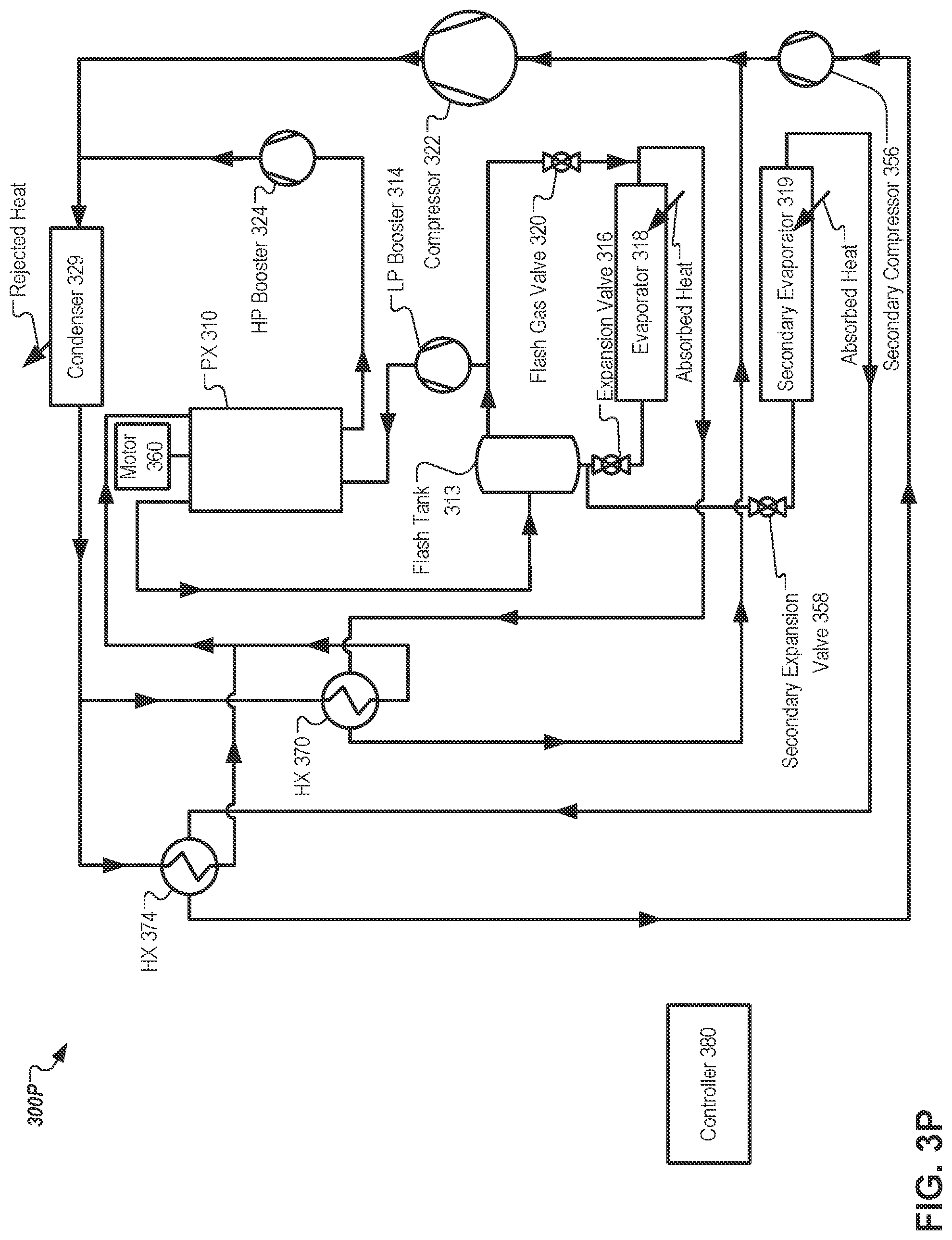 Patent US11781789 Figure 19 – Refrigeration and heat pump systems with pressure exchangers