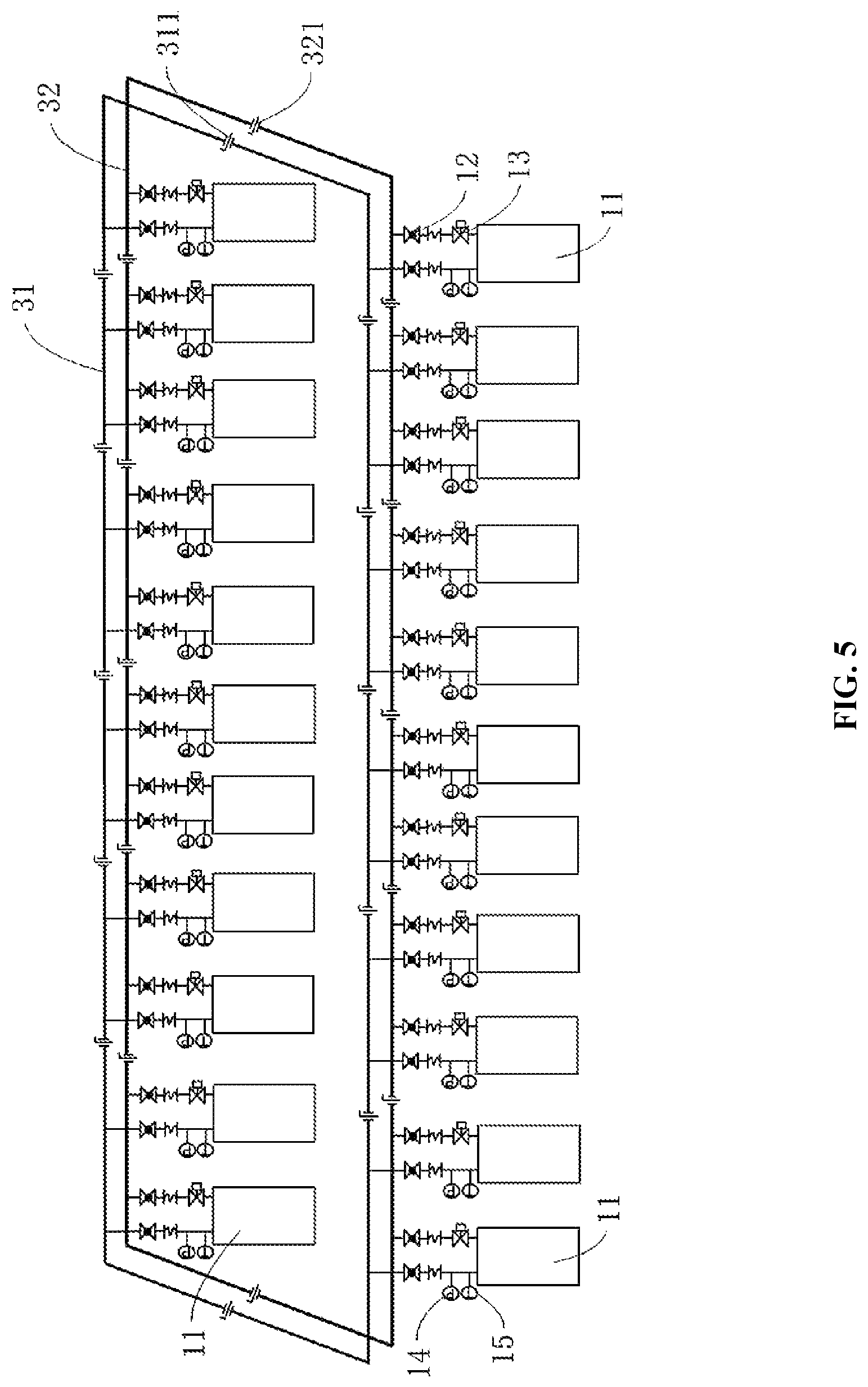 Patent US11781790 Figure 5 – Refrigerating system