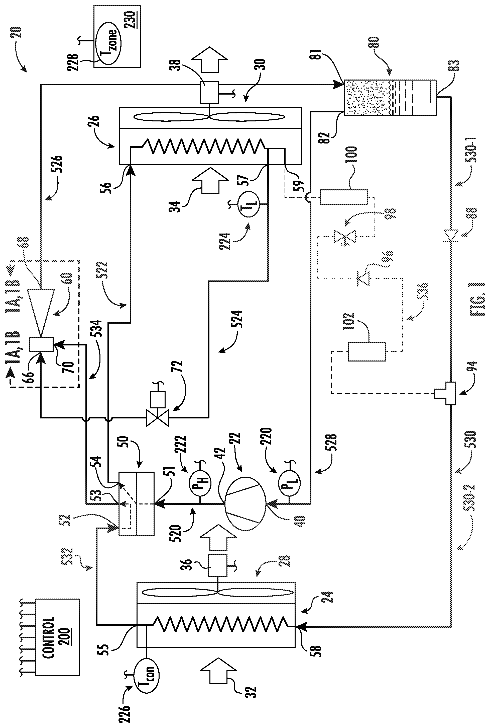 Patent US11781791 Figure 1 – Ejector heat pump operation