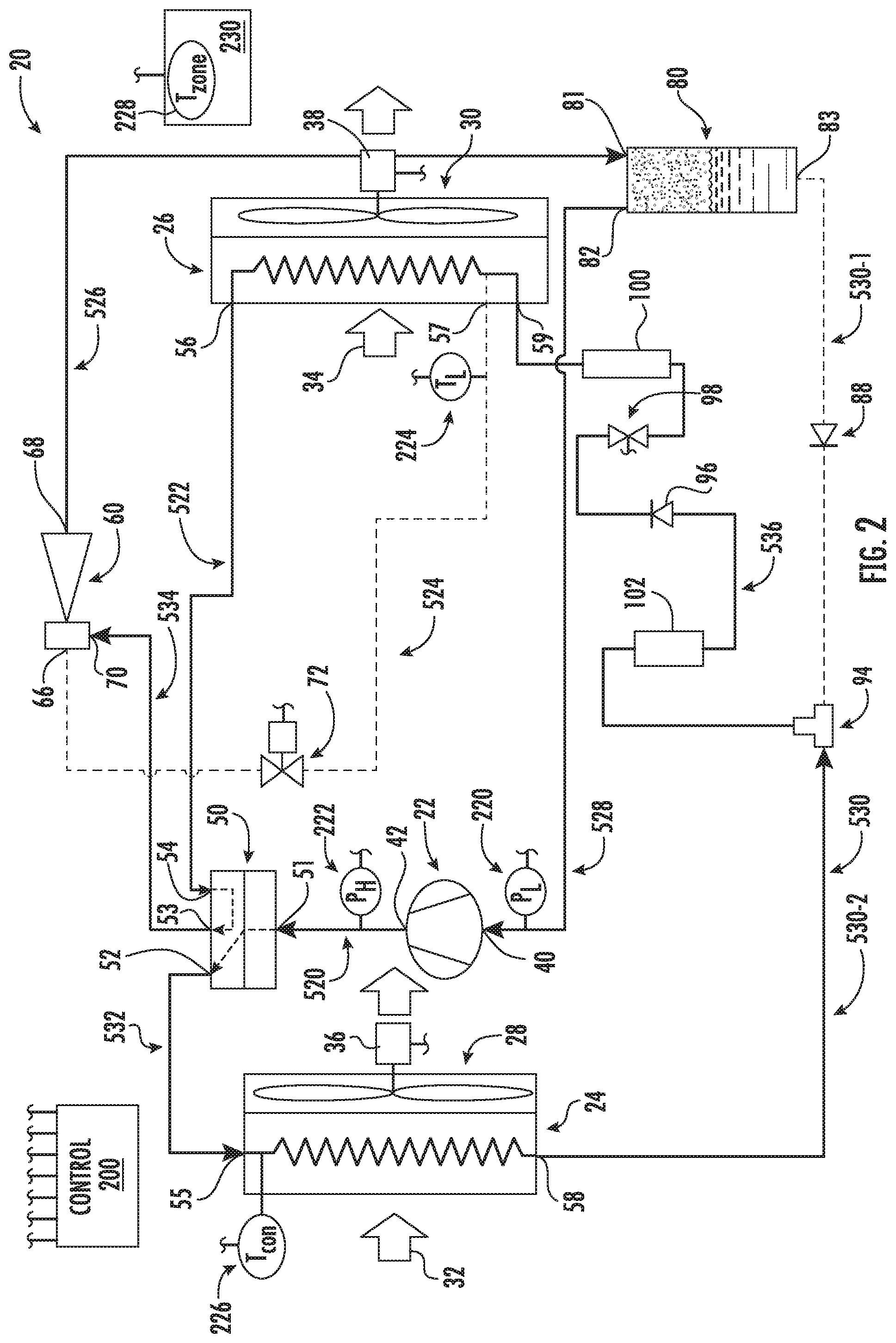 Patent US11781791 Figure 3 – Ejector heat pump operation