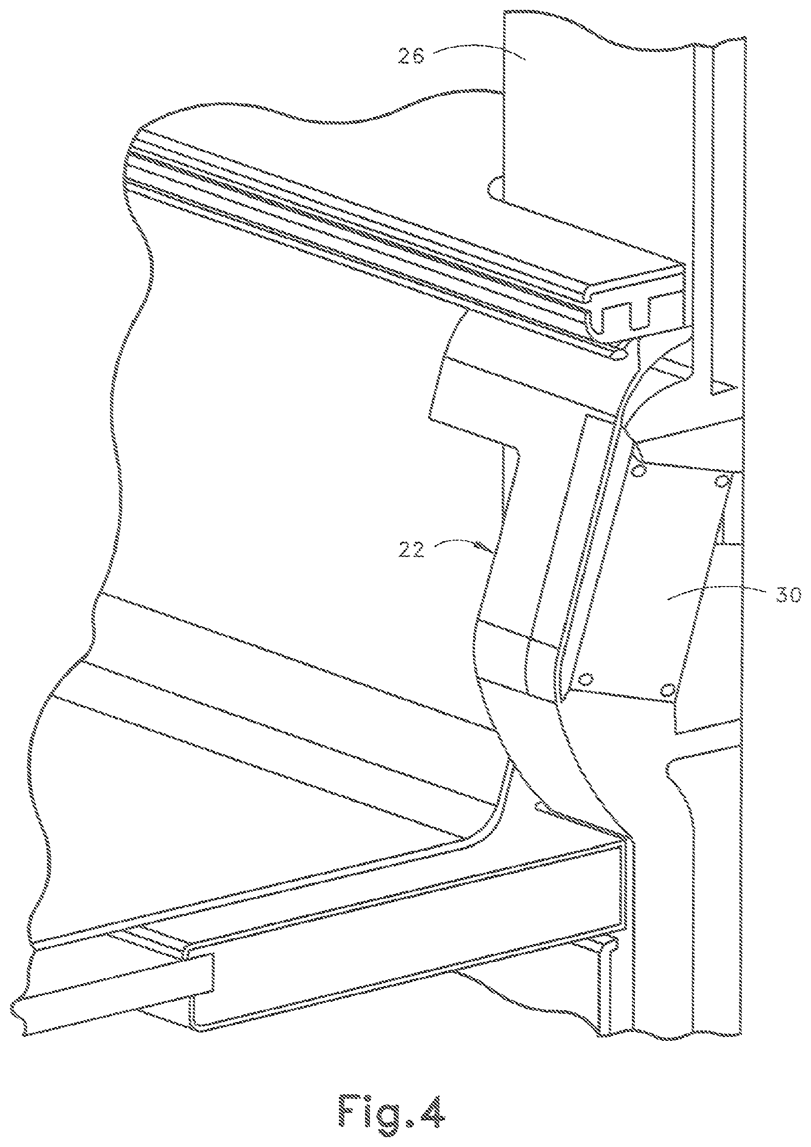 Patent US11781797 Figure 4 – Refrigerator air duct