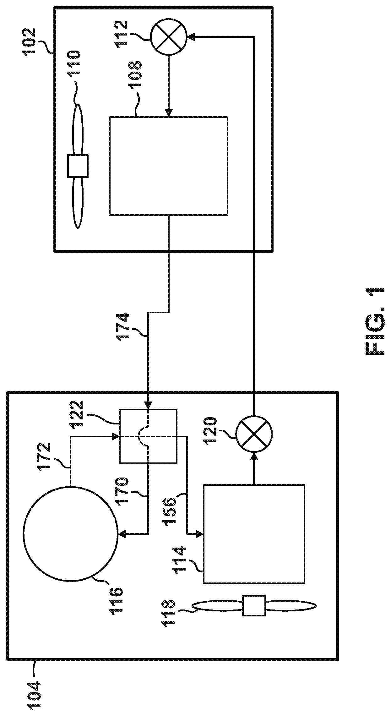 Patent US11781798 Figure 1 – Vibration damping clips for climate control systems