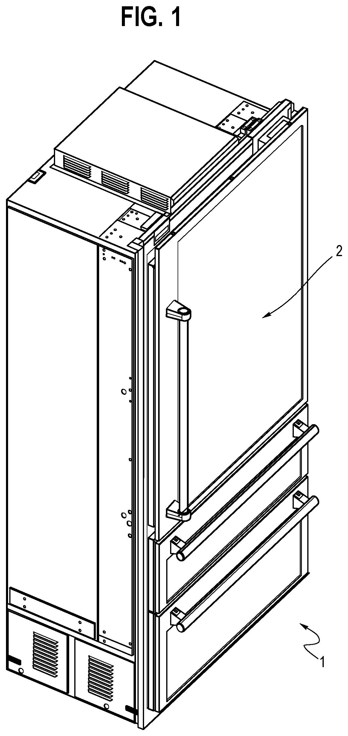 Patent US11781799 Figure 1 – Device and method for mounting door trim