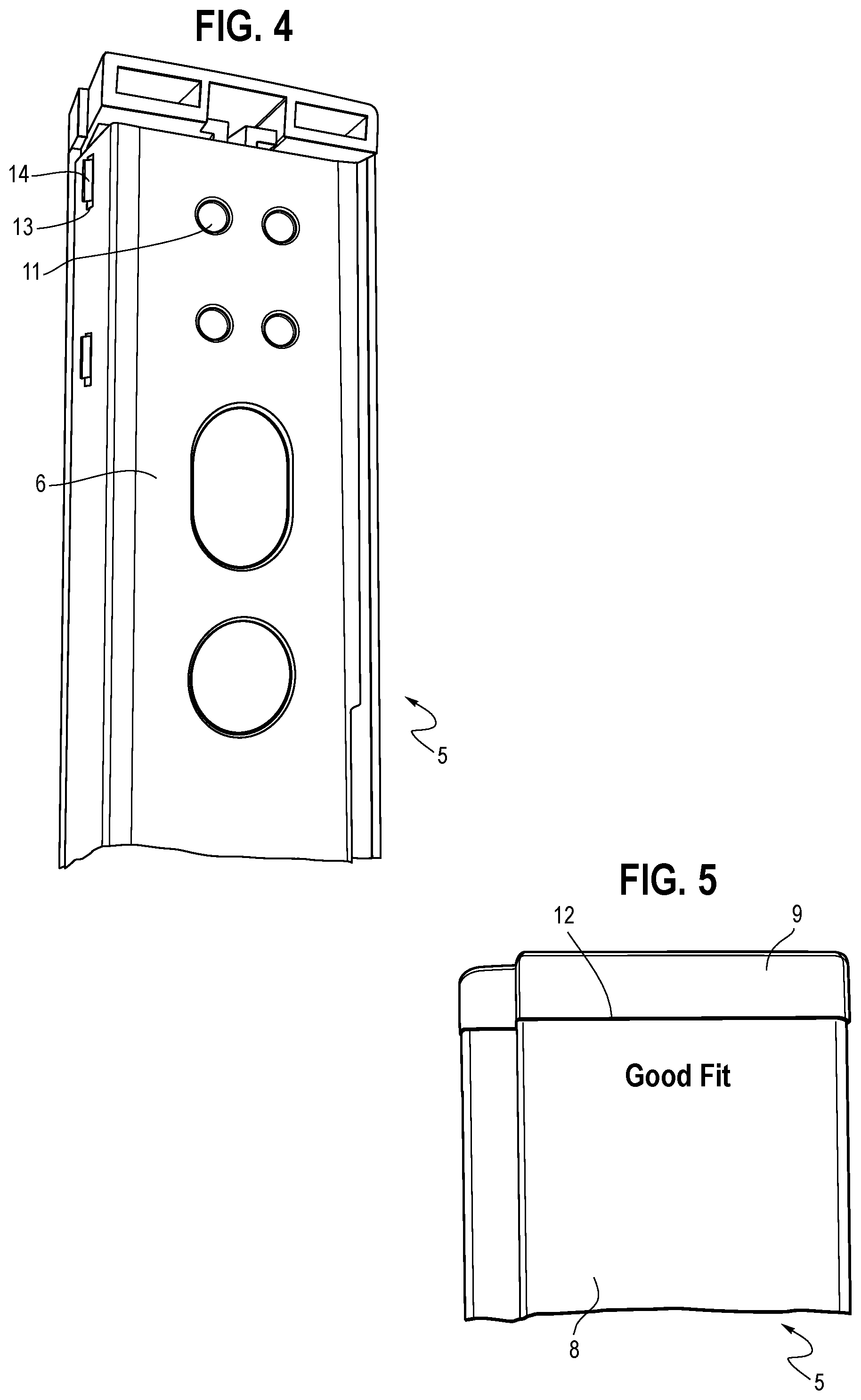 Patent US11781799 Figure 4 – Device and method for mounting door trim