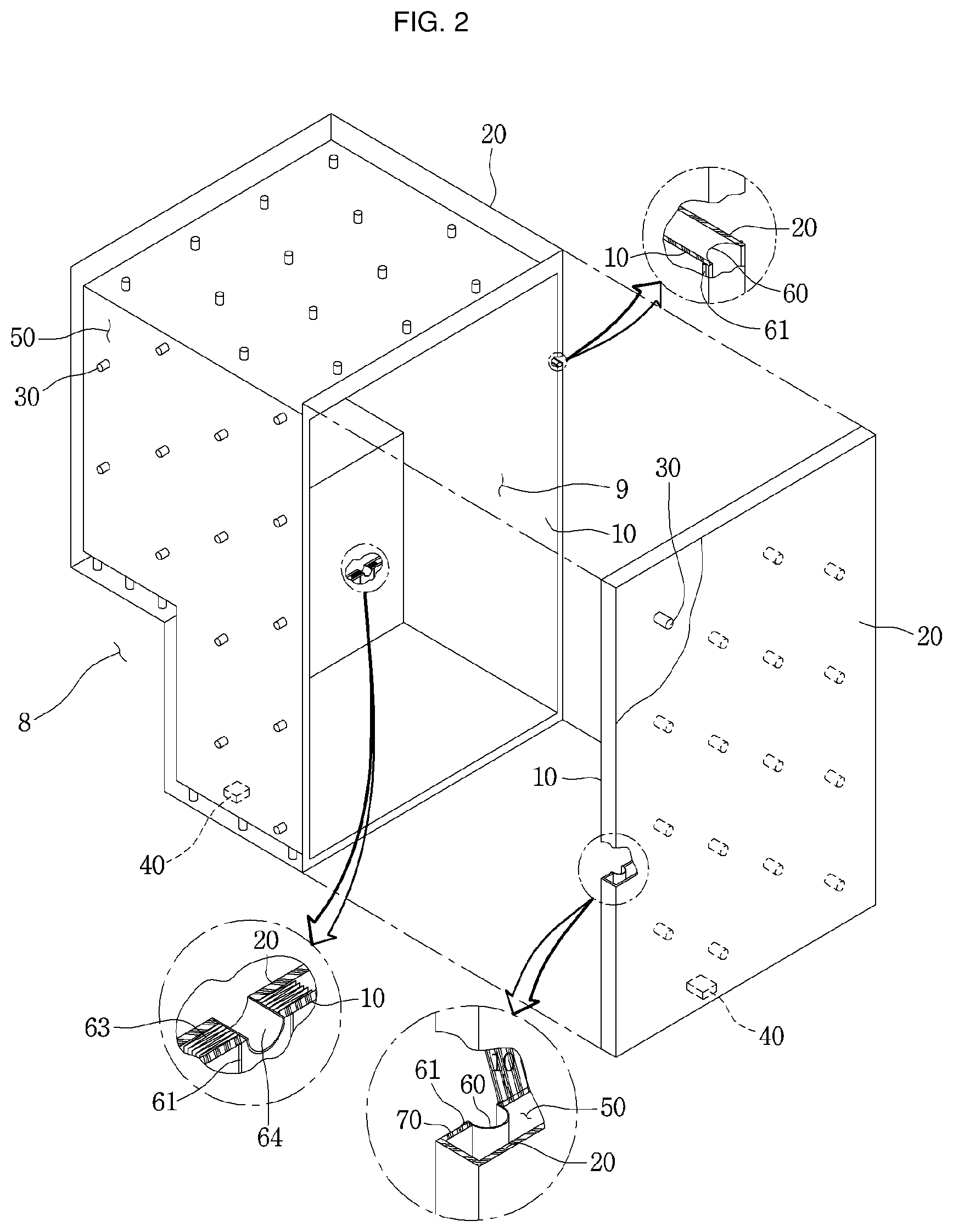 Patent US11781801 Figure 2 – Vacuum adiabatic body and refrigerator