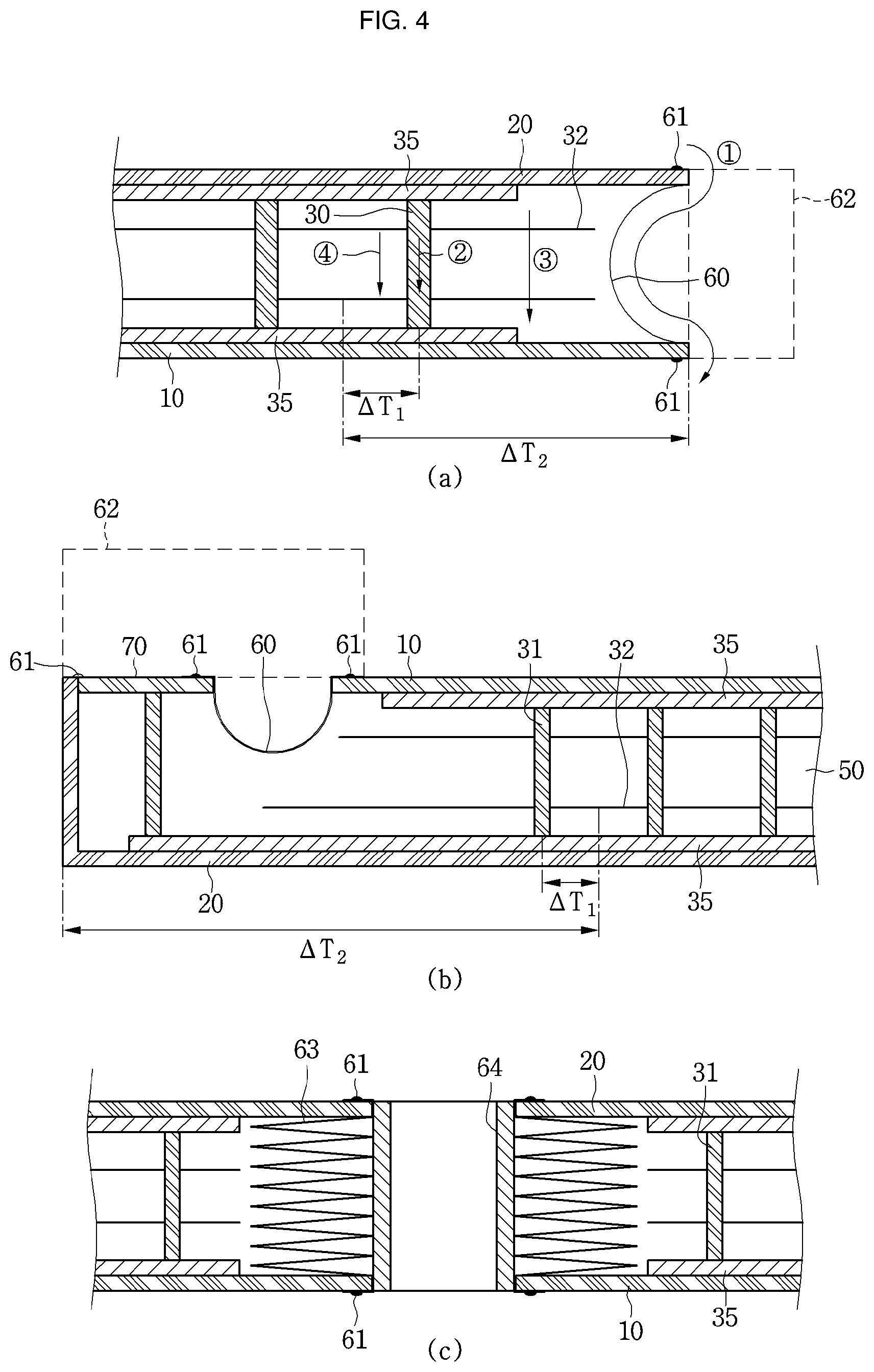 Patent US11781801 Figure 4 – Vacuum adiabatic body and refrigerator