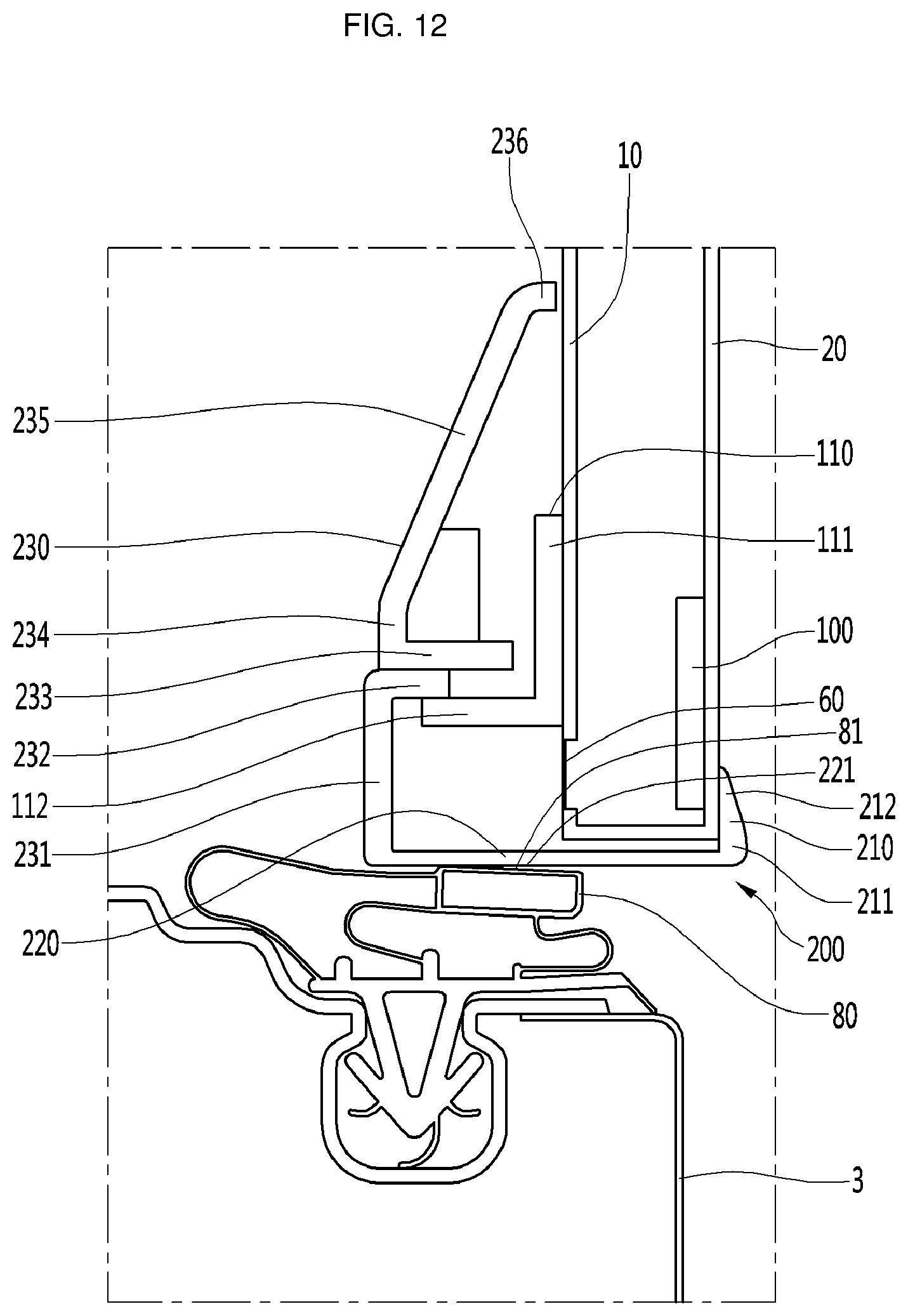 Patent US11781801 Figure 10 – Vacuum adiabatic body and refrigerator