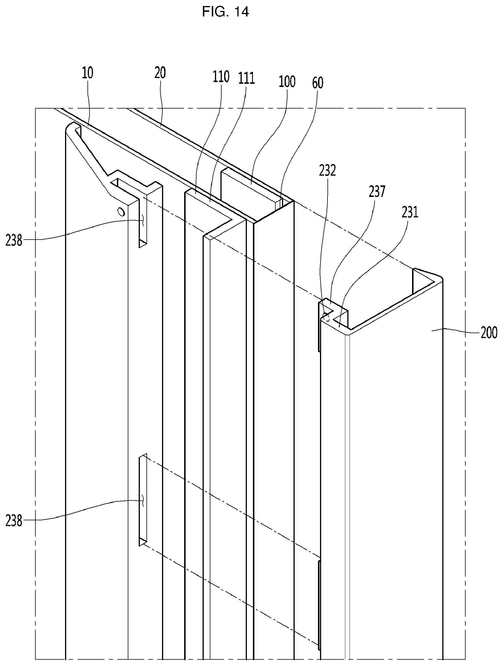 Patent US11781801 Figure 12 – Vacuum adiabatic body and refrigerator