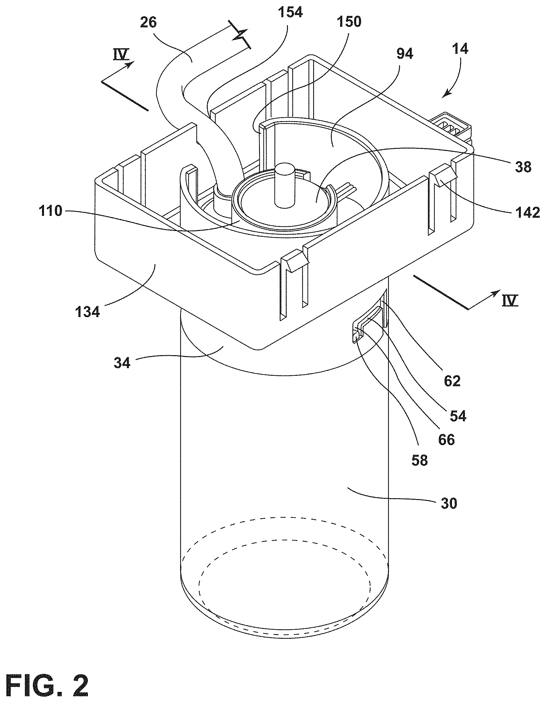 Patent US11781805 Figure 2 – Water dispensing system