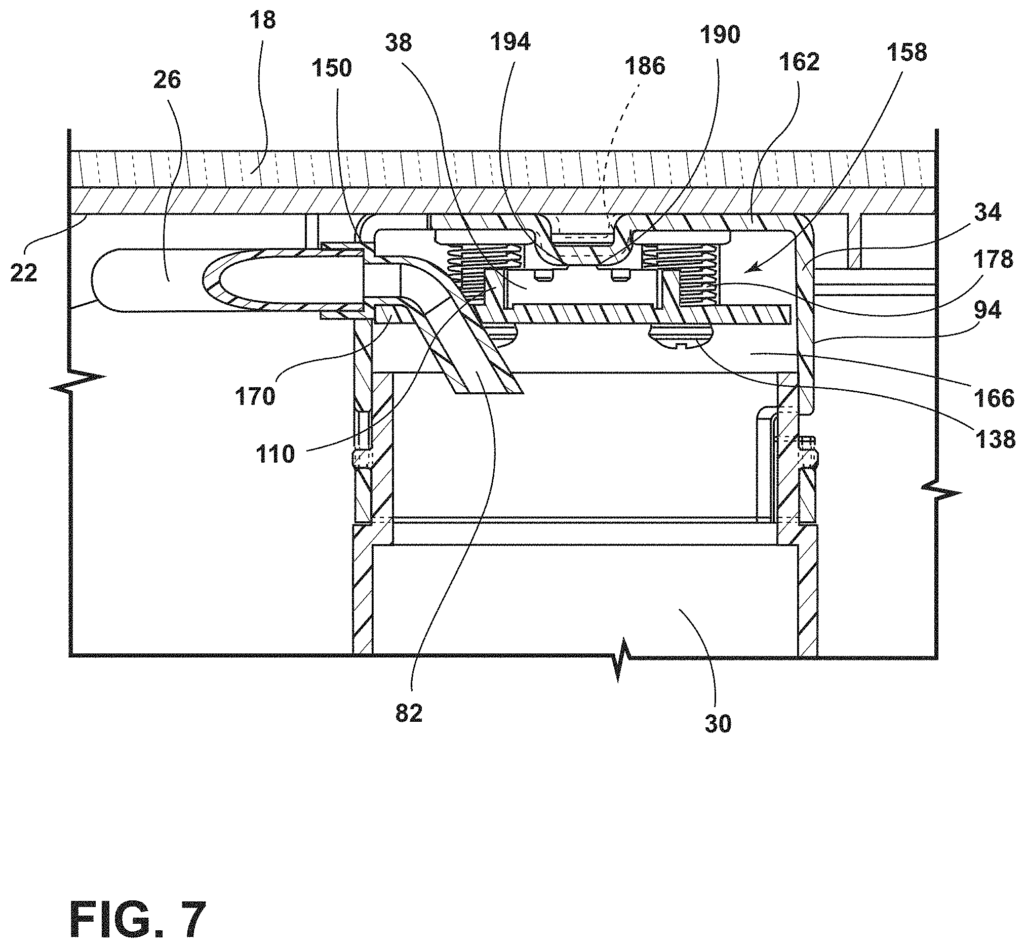 Patent US11781805 Figure 7 – Water dispensing system