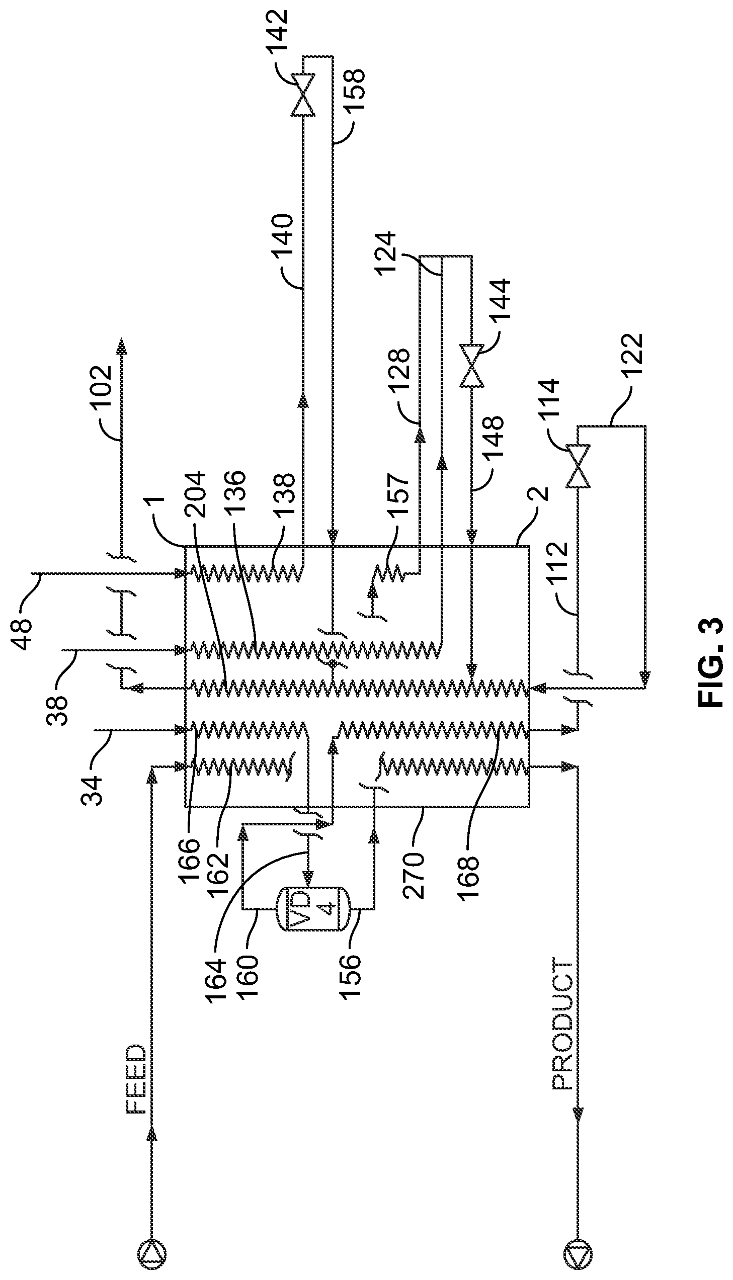 Patent US11781809 Figure 3 – Mixed refrigerant system and method