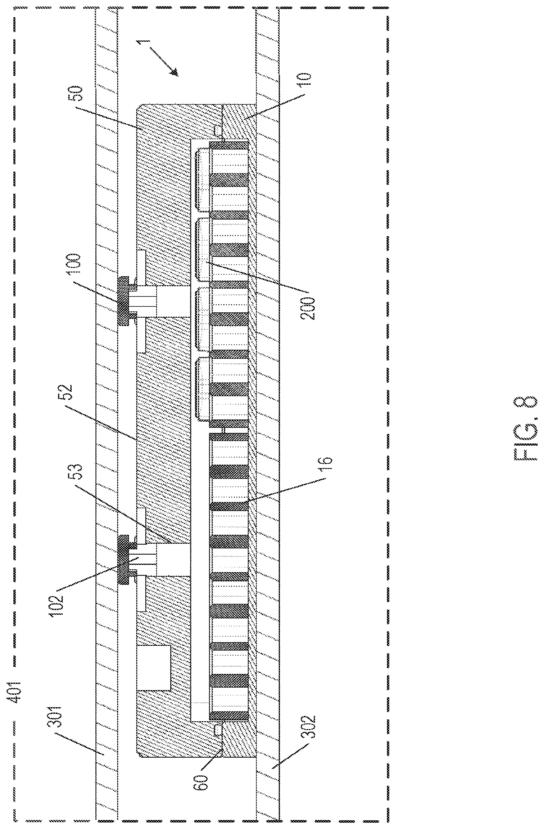 Patent US11781811 Figure 8 – Apparatus for maintaining a controlled environment