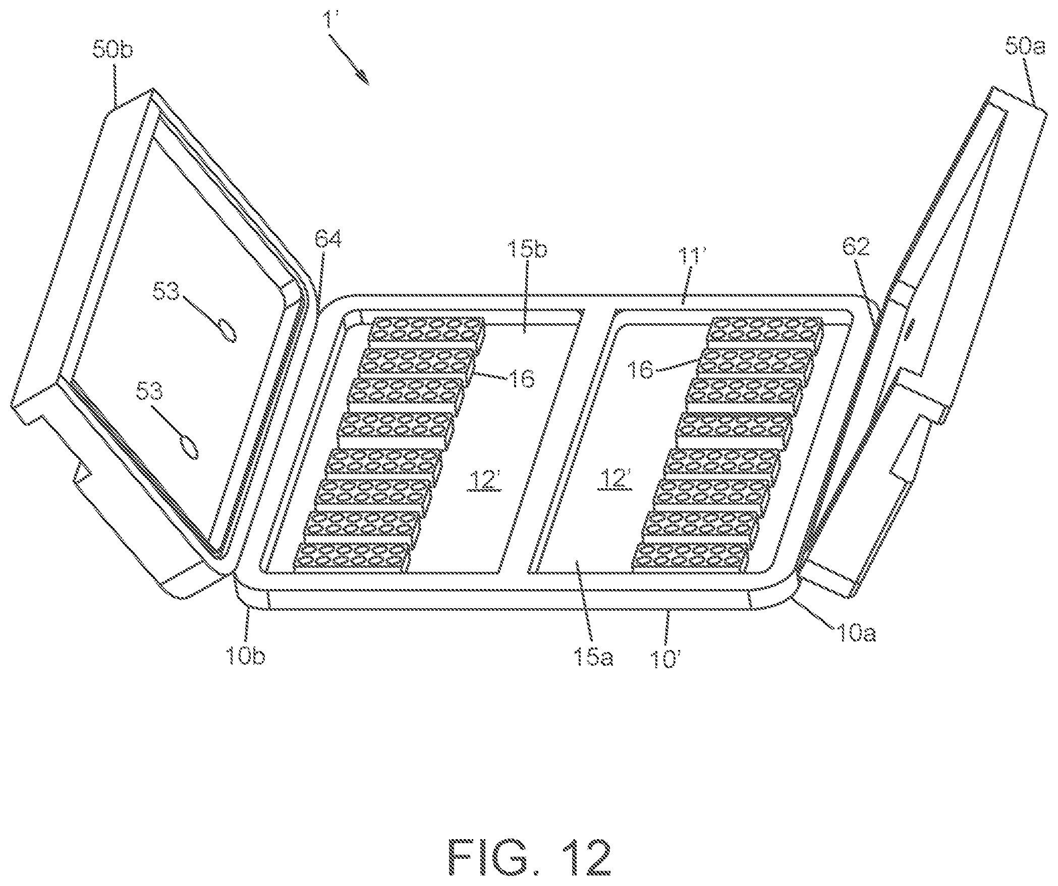 Patent US11781811 Figure 12 – Apparatus for maintaining a controlled environment