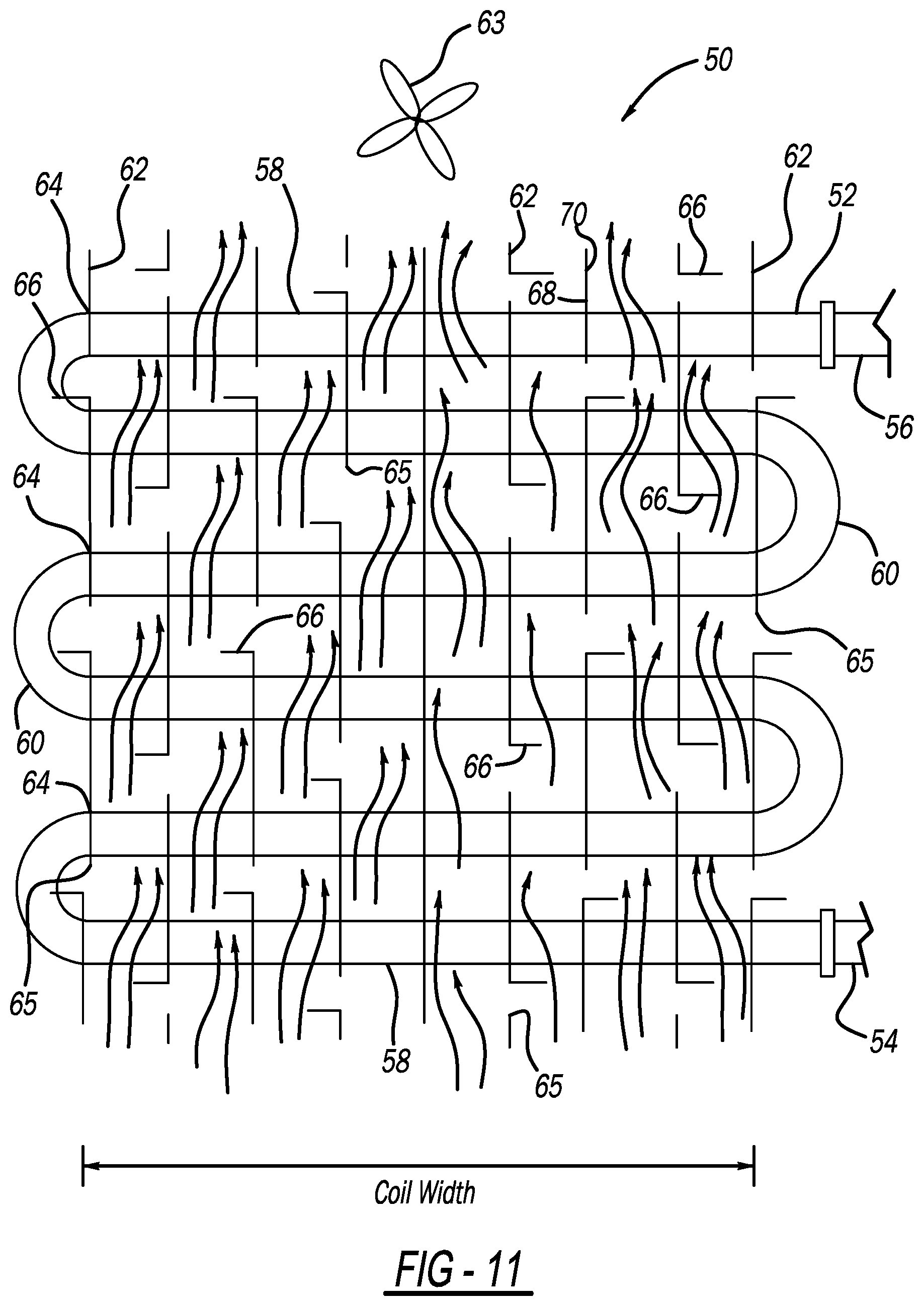 Patent US11781812 Figure 10 – Fin enhancements for low Reynolds number airflow