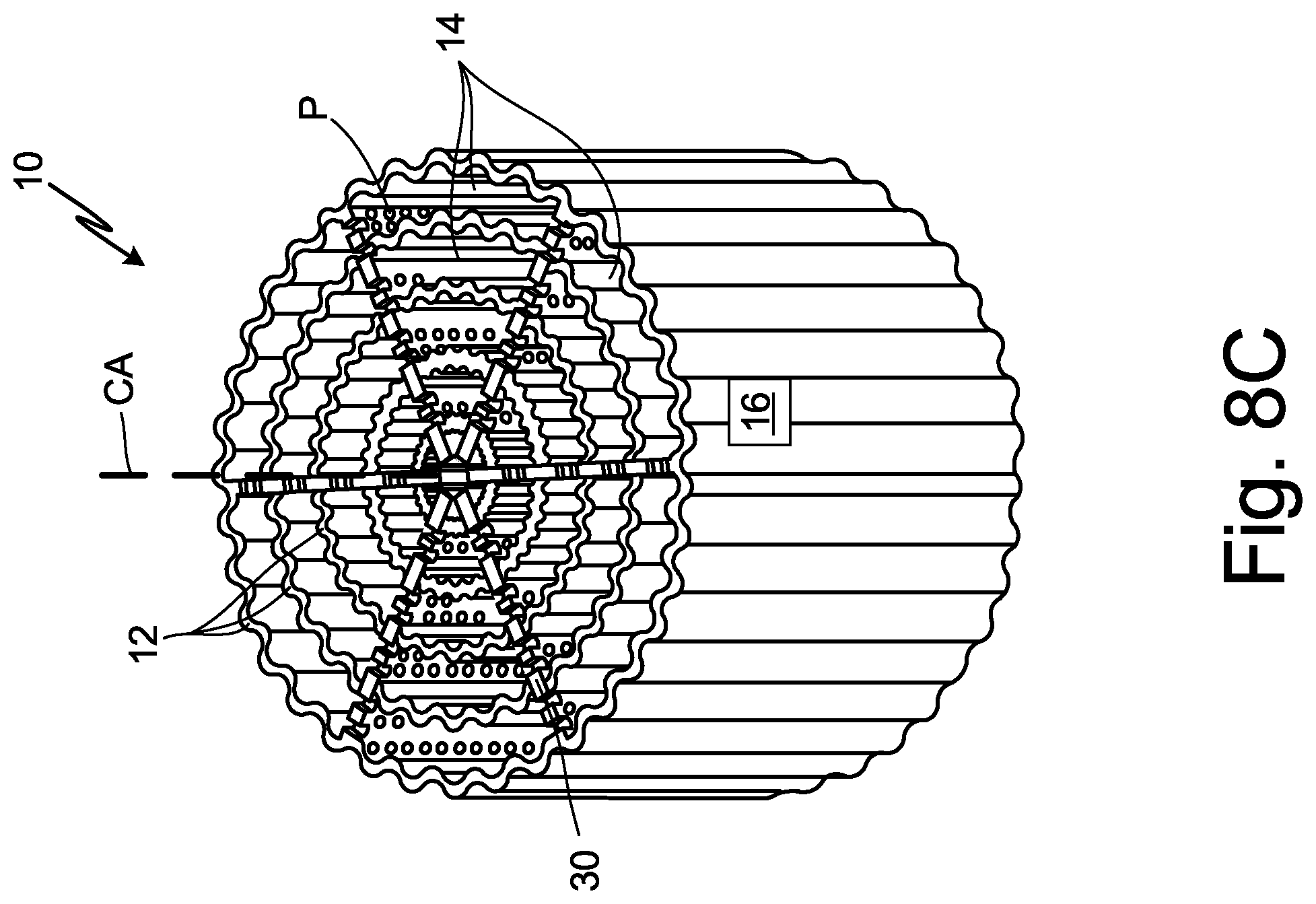 Patent US11781813 Figure 10 – Multi-scale unitary radial heat exchanger core