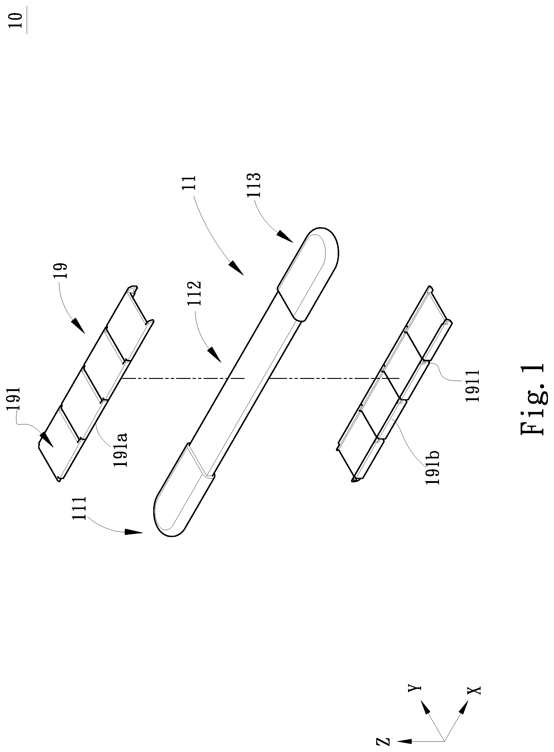 Patent US11781816 Figure 1 – Hetero-material floating heat pipe structure