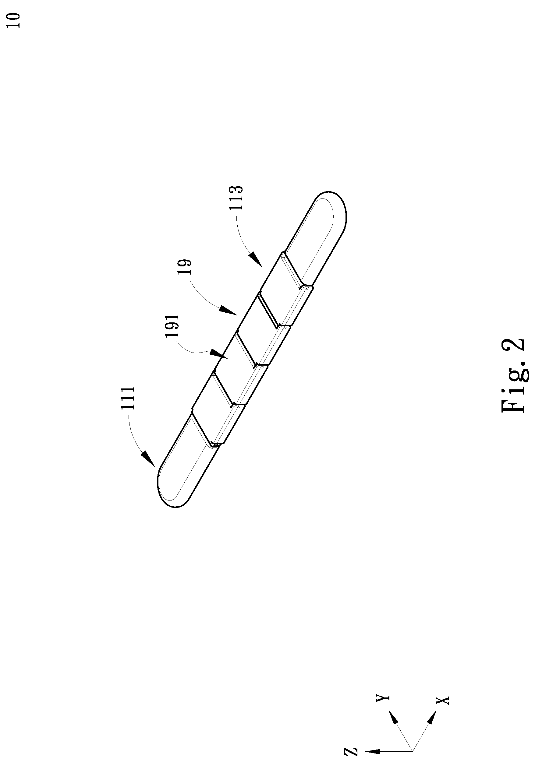 Patent US11781816 Figure 2 – Hetero-material floating heat pipe structure