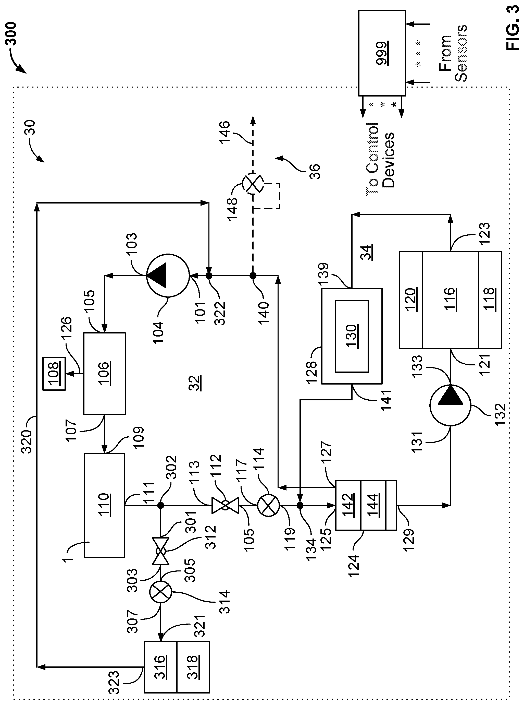 Patent US11781817 Figure 3 – Thermal management systems for extended operation