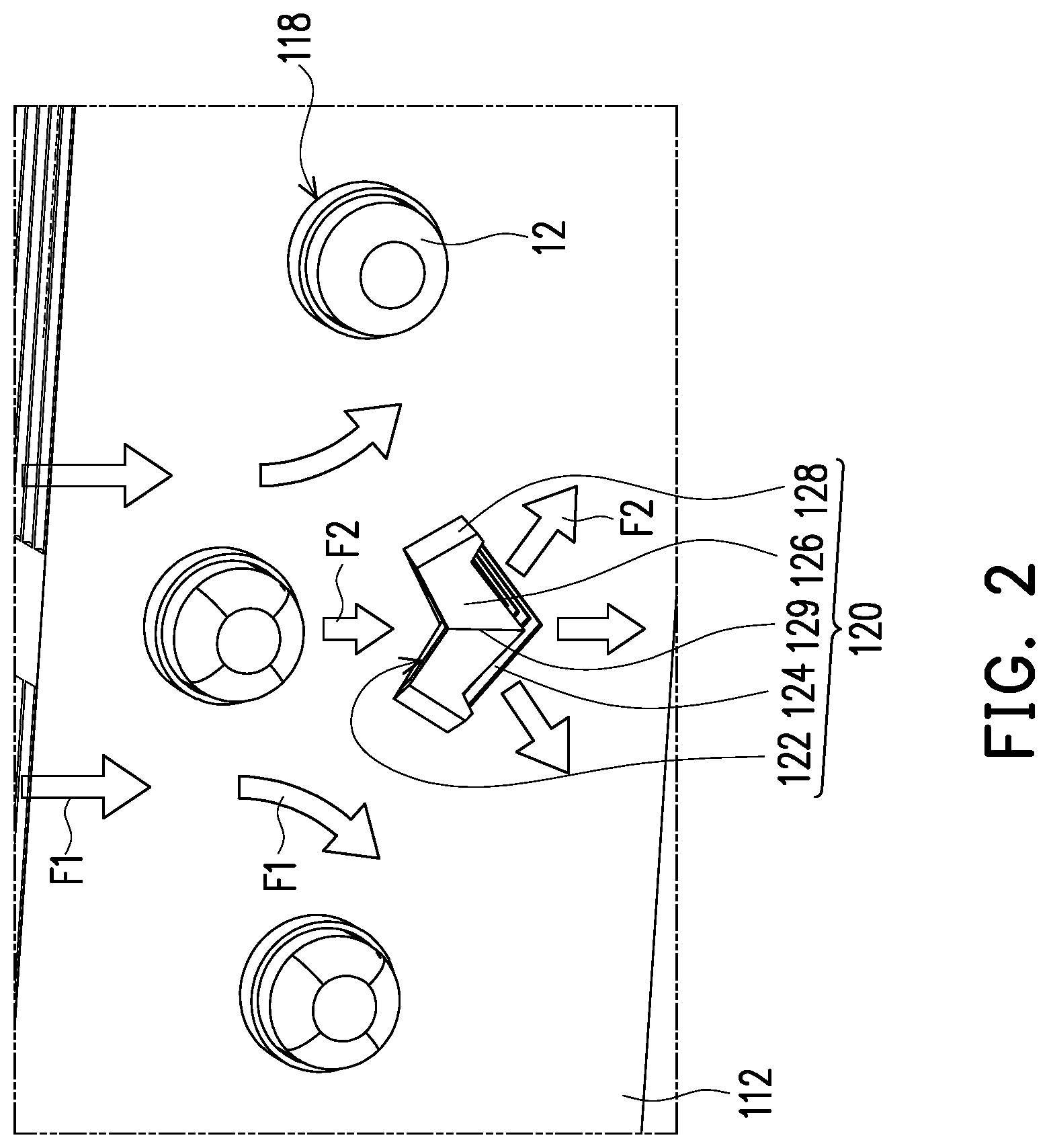 Patent US11781818 Figure 2 – Heat dissipation fin and heat dissipation module