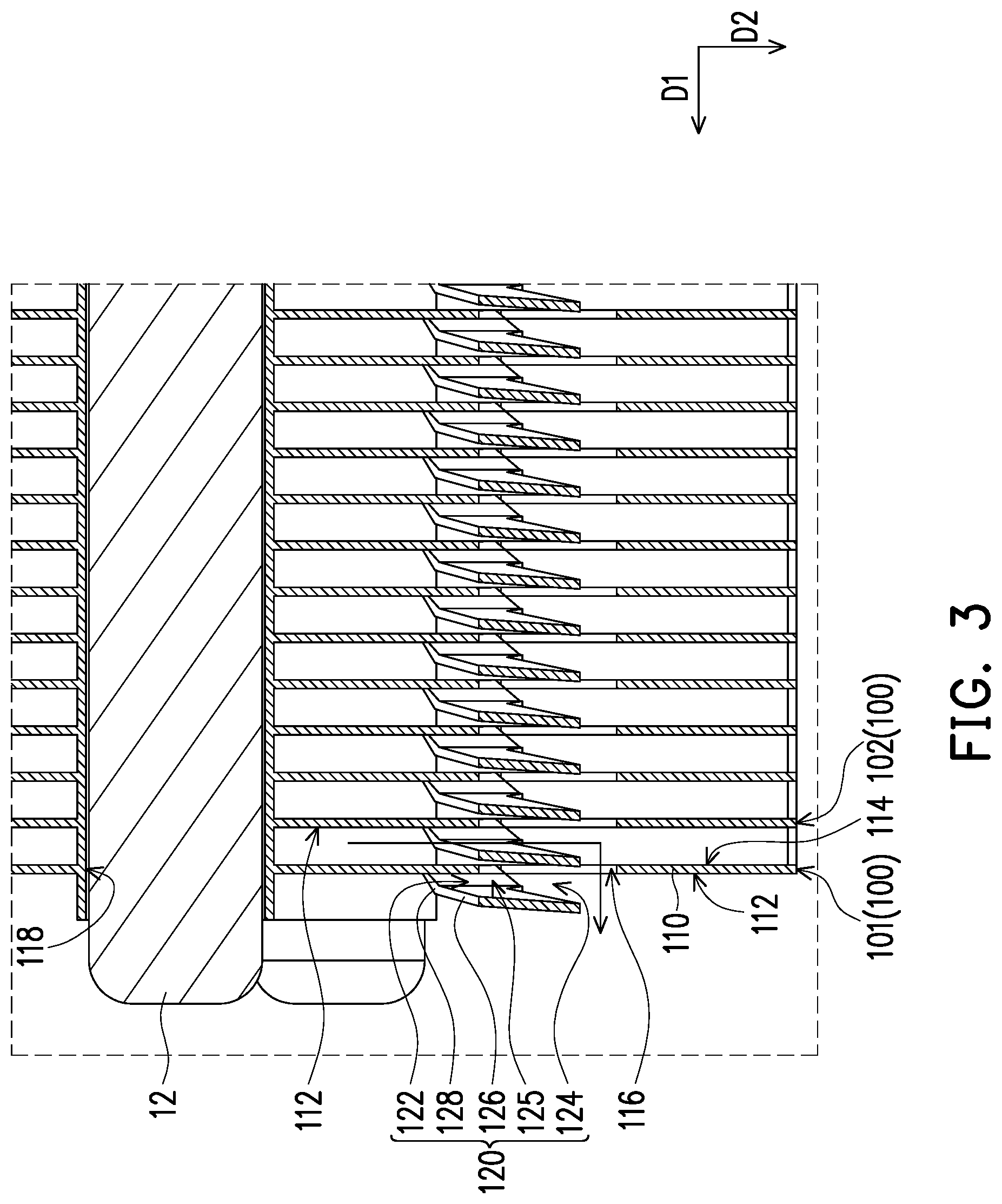 Patent US11781818 Figure 3 – Heat dissipation fin and heat dissipation module