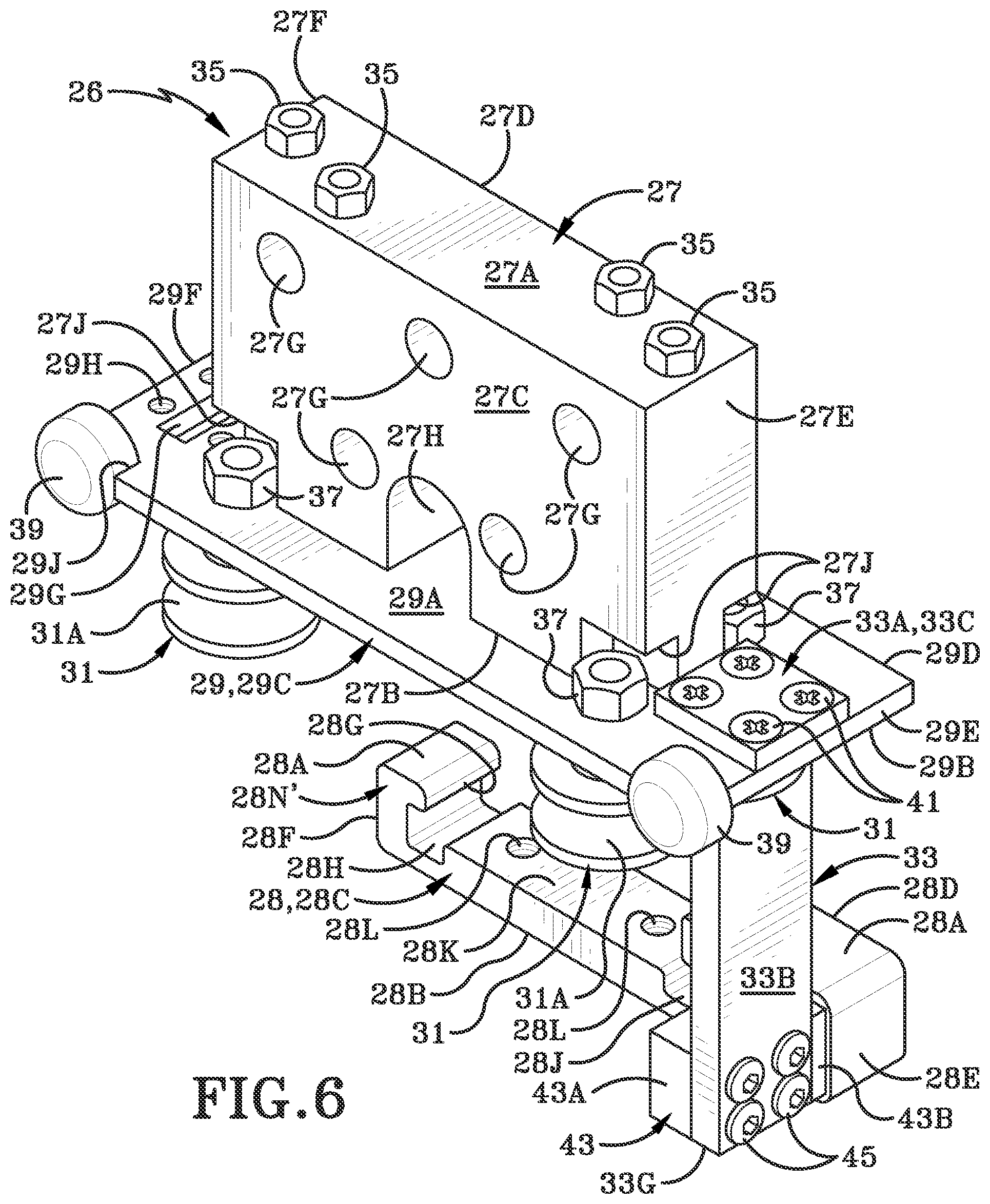 Patent US11781823 Figure 6 – Method of using a lance cleaning system with movable support
