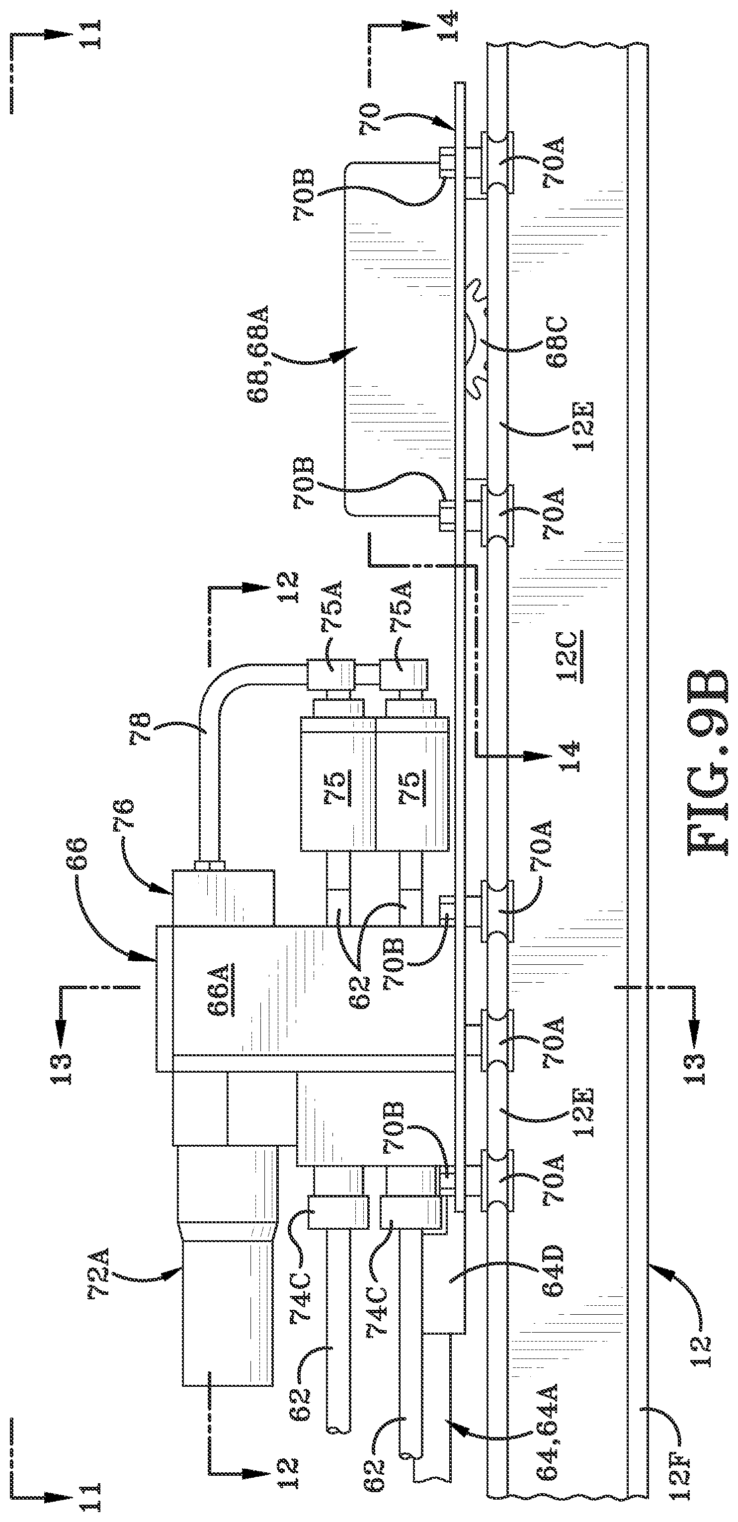 Patent US11781823 Figure 12 – Method of using a lance cleaning system with movable support
