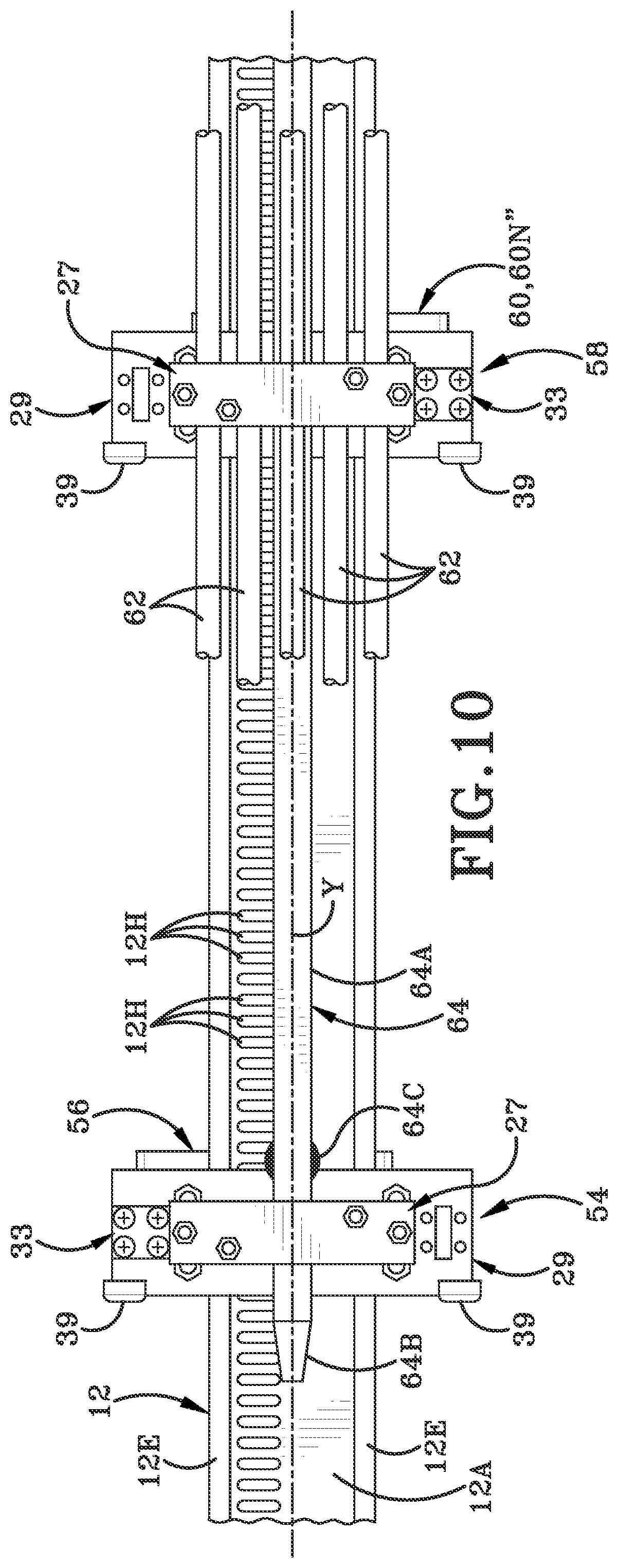 Patent US11781823 Figure 13 – Method of using a lance cleaning system with movable support